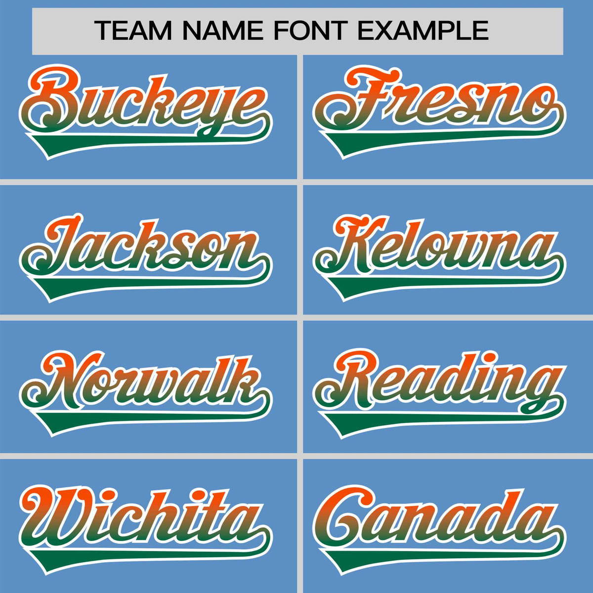 Custom Light Blue Orange-Green Gradient Fashion Authentic Baseball Jersey