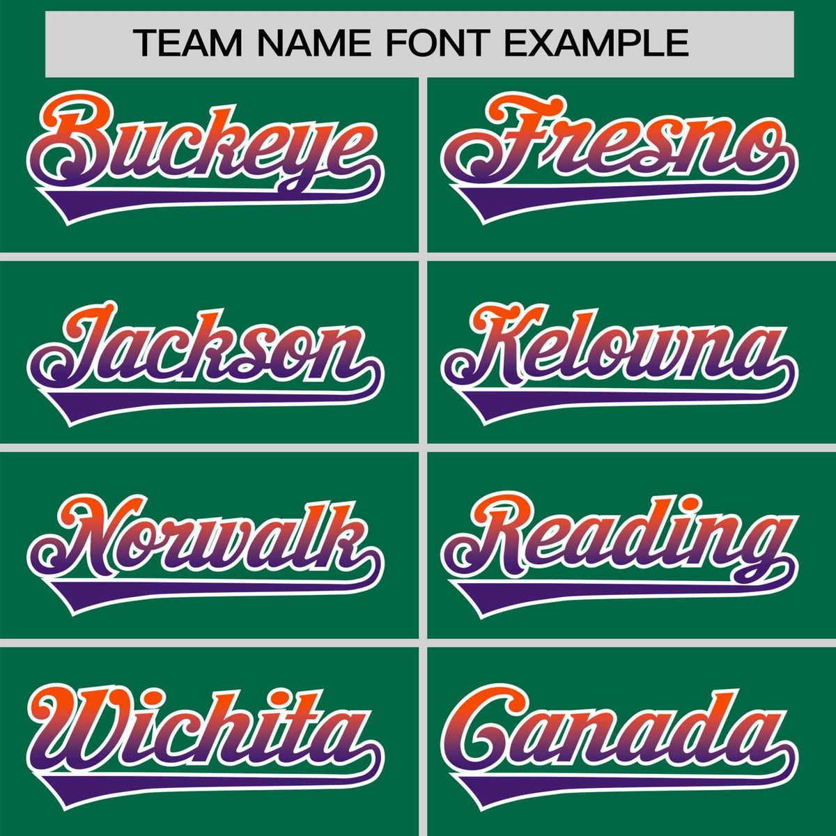 Custom Green Orange-Purple Gradient Fashion Authentic Baseball Jersey