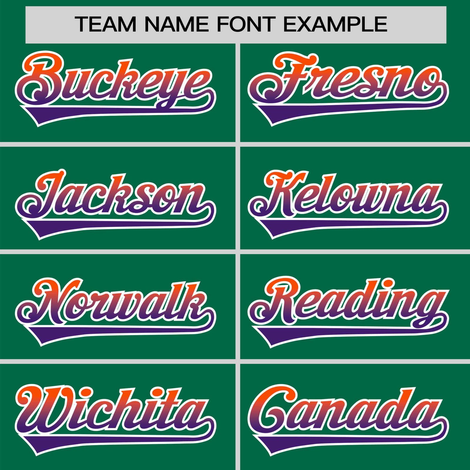 Custom Green Orange-Purple Gradient Fashion Authentic Baseball Jersey