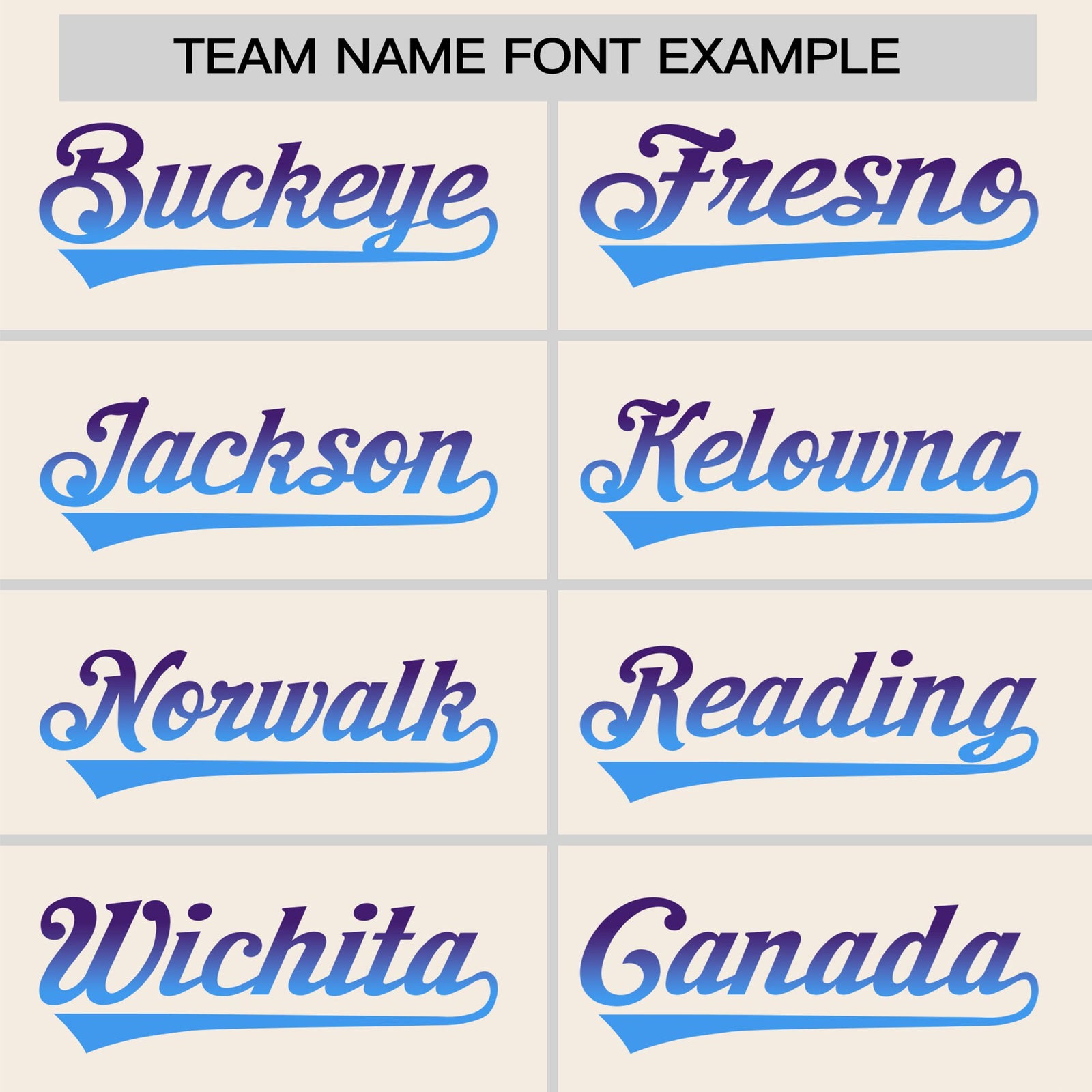 Custom Cream Purple-Powder Blue Gradient Fashion Authentic Baseball Jersey