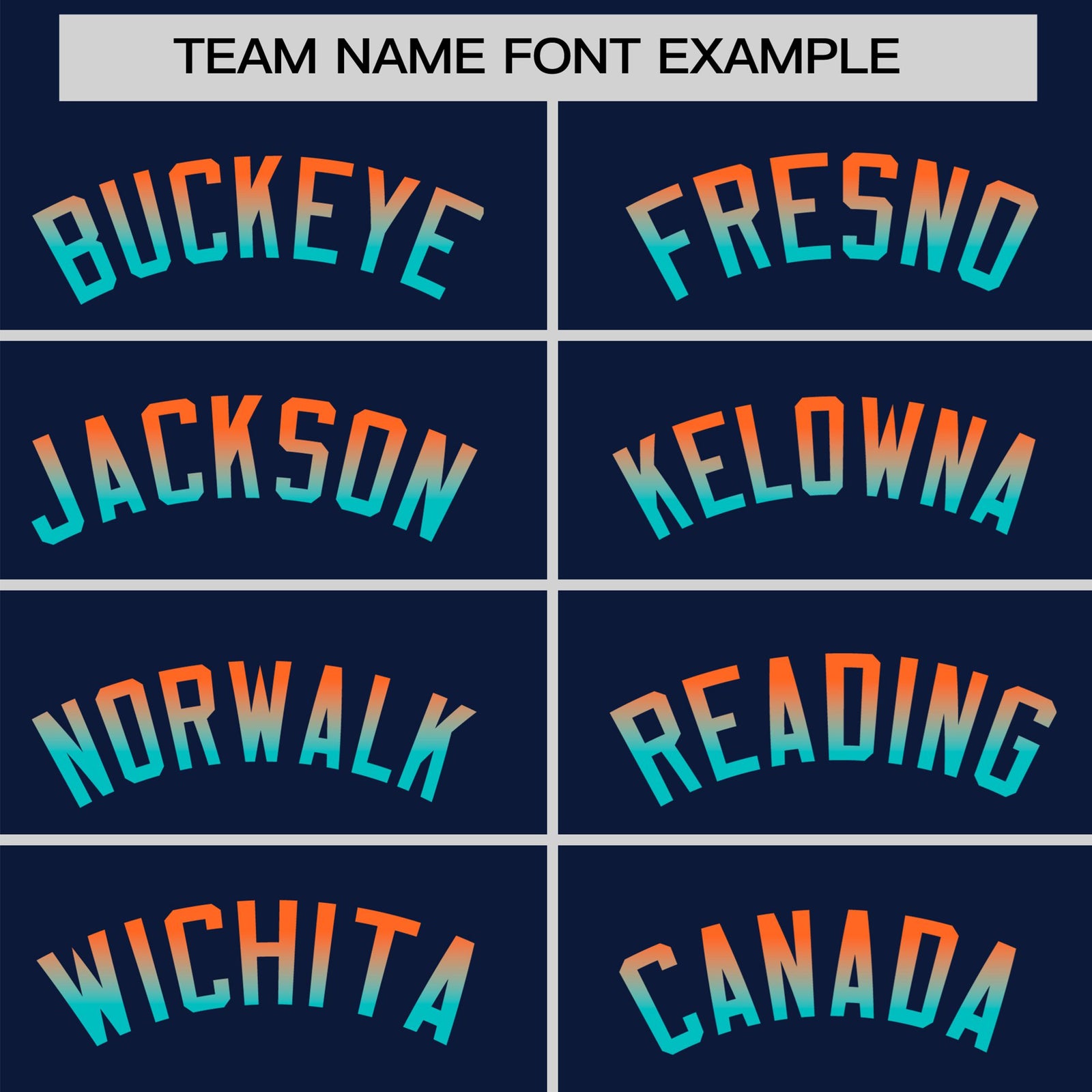 Custom Navy Orange-Aqua Gradient Fashion Authentic Baseball Jersey