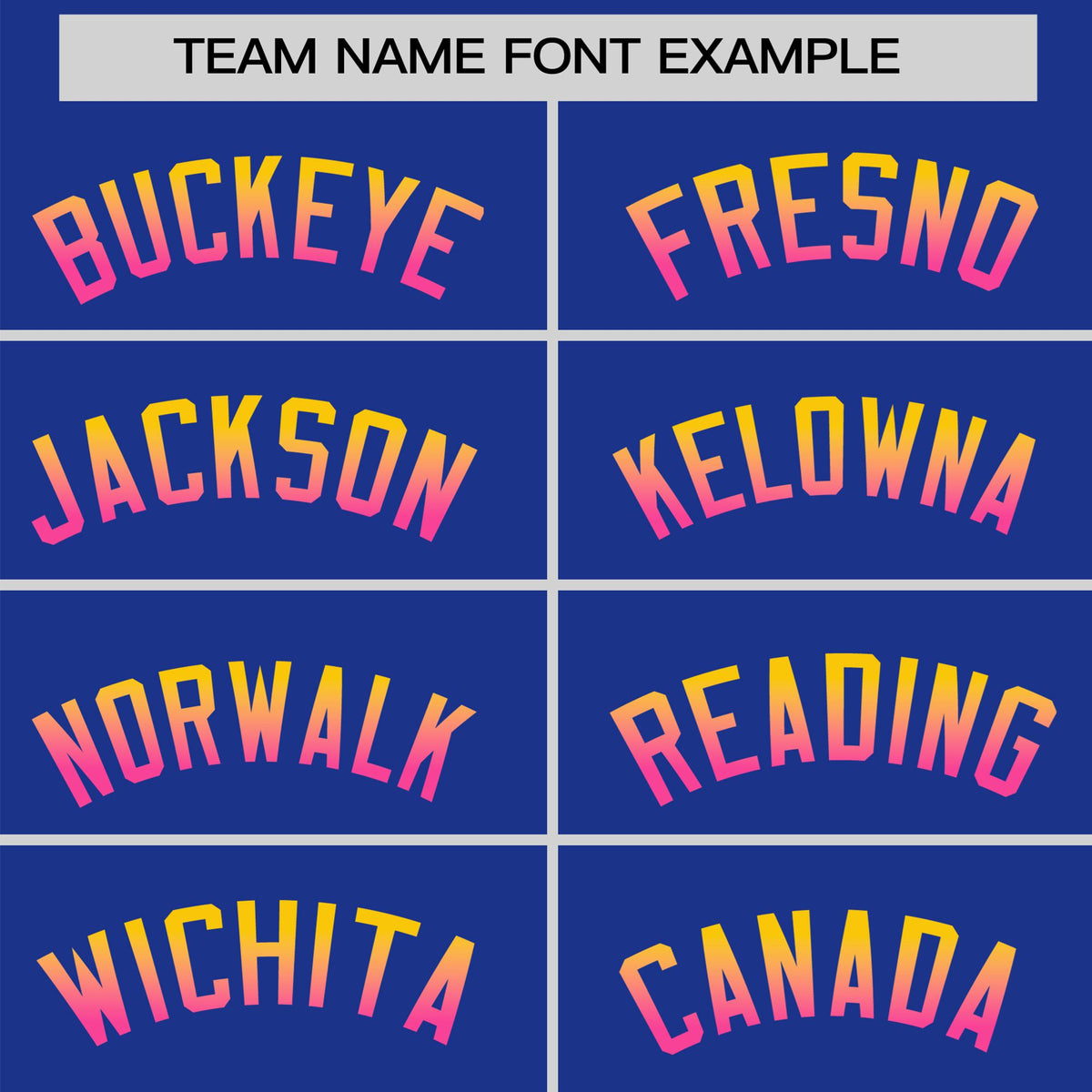 Custom Royal Blue Gold-Pink Gradient Fashion Authentic Baseball Jersey