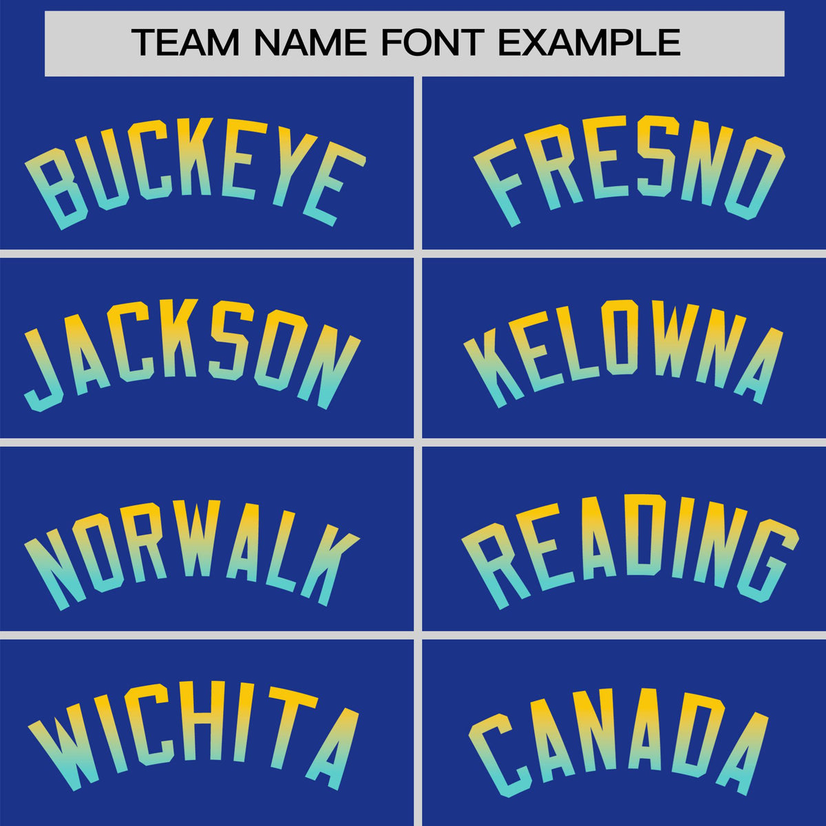 Custom Royal Blue Gold-Aqua Gradient Fashion Authentic Baseball Jersey