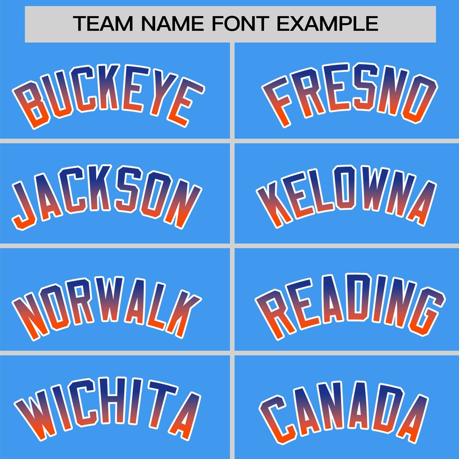 Custom Powder Blue Royal Blue-Orange Gradient Fashion Authentic Baseball Jersey