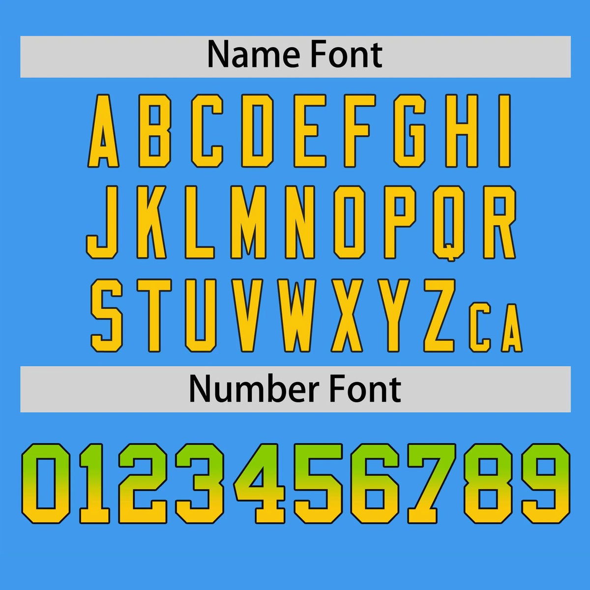 Custom Powder Blue Neon Green-Gold Gradient Fashion Authentic Baseball Jersey