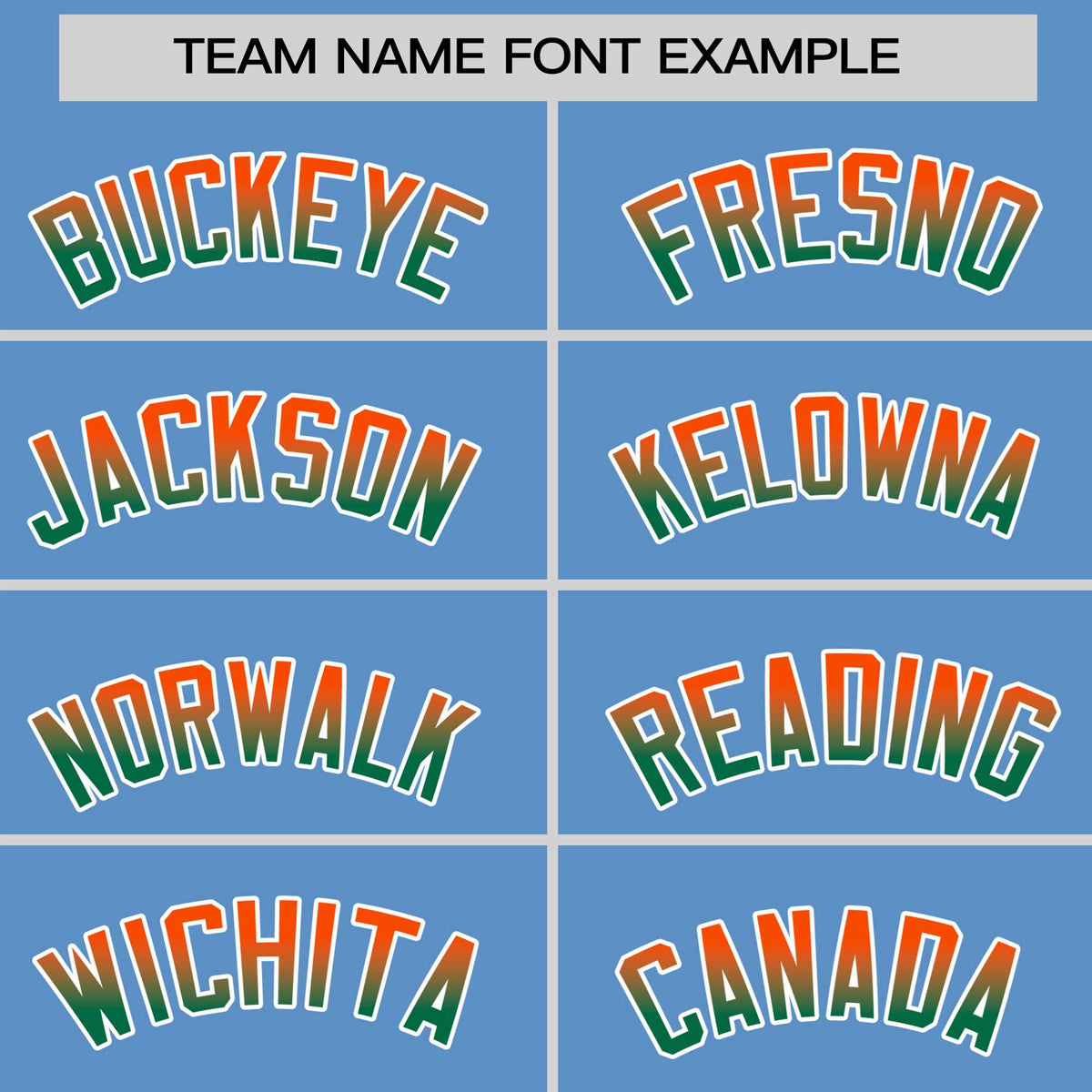 Custom Light Blue Orange-Green Gradient Fashion Authentic Baseball Jersey