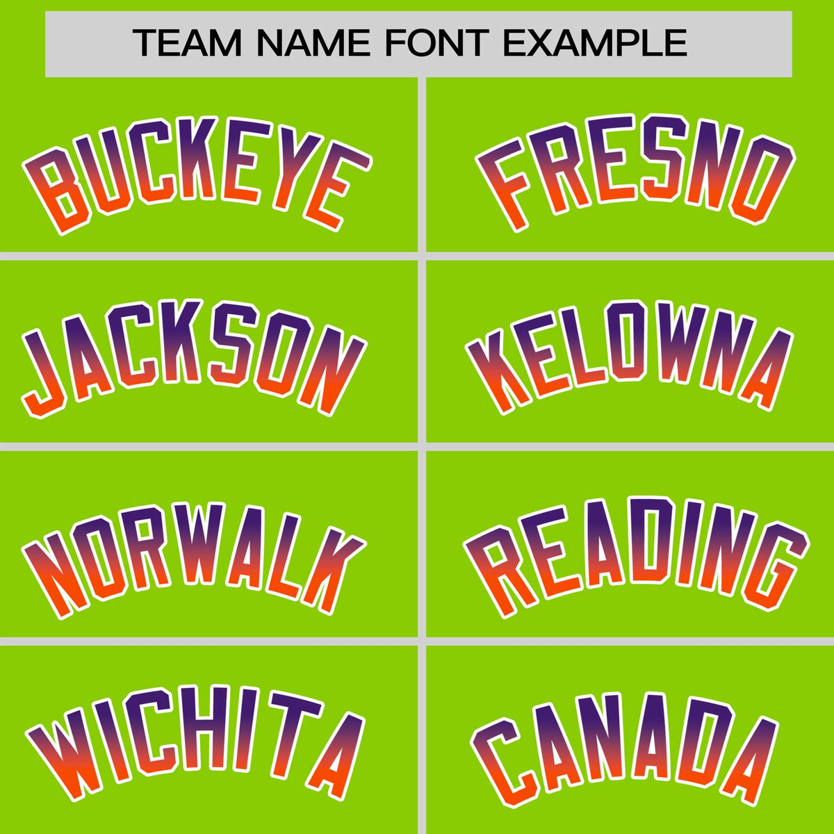 Custom Neon Green Purple-Orange Gradient Fashion Authentic Baseball Jersey