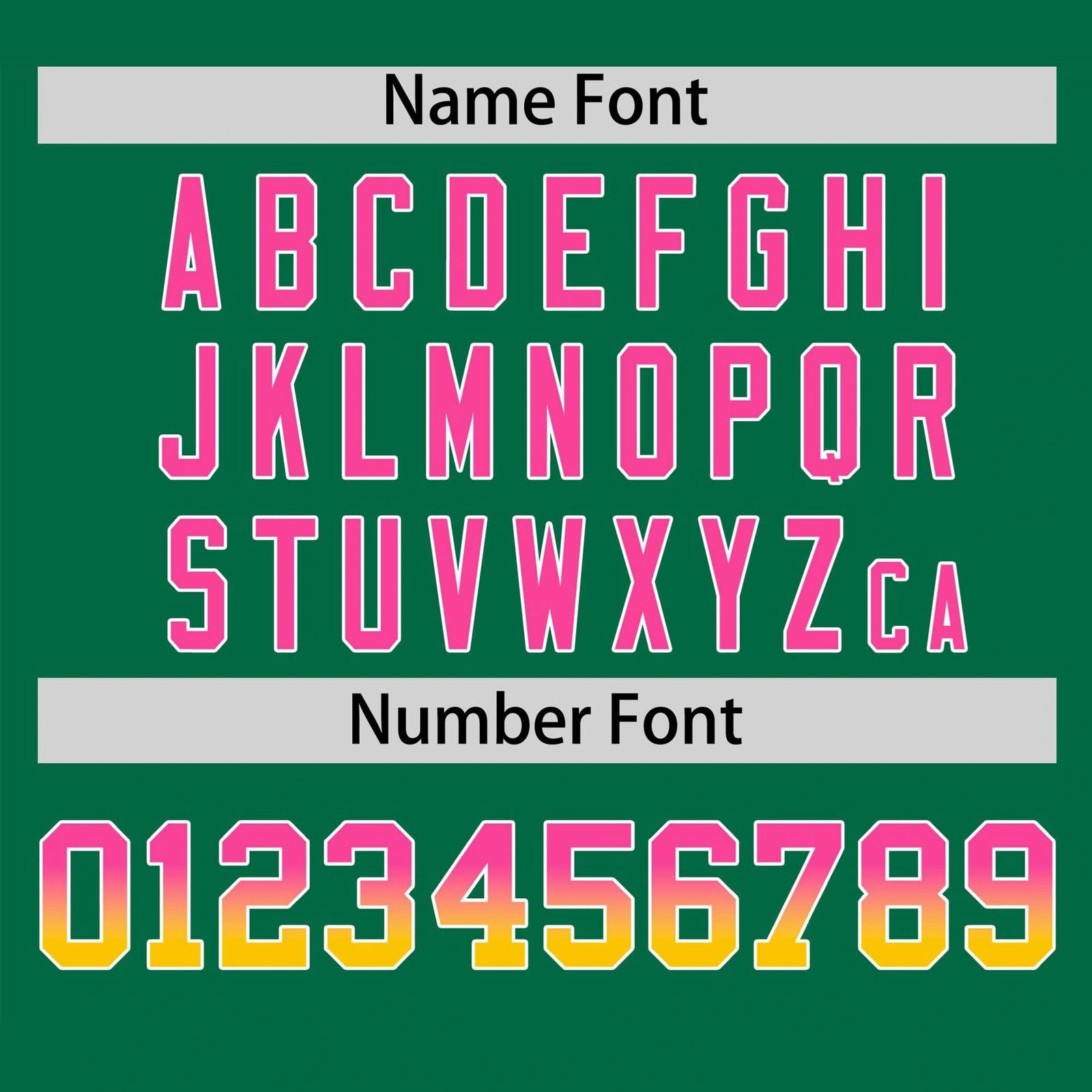 Custom Green Pink-Gold Gradient Fashion Authentic Baseball Jersey