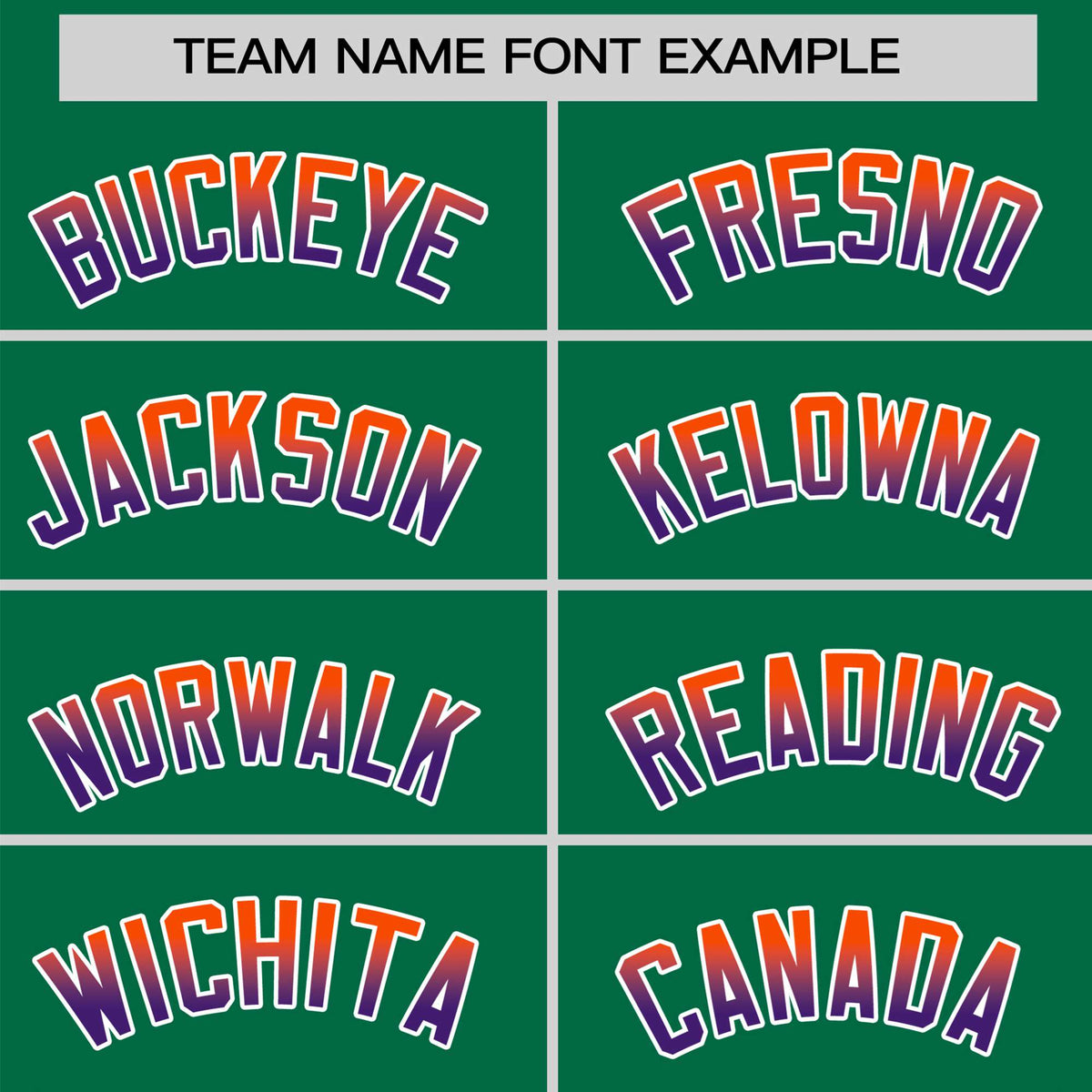 Custom Green Orange-Purple Gradient Fashion Authentic Baseball Jersey