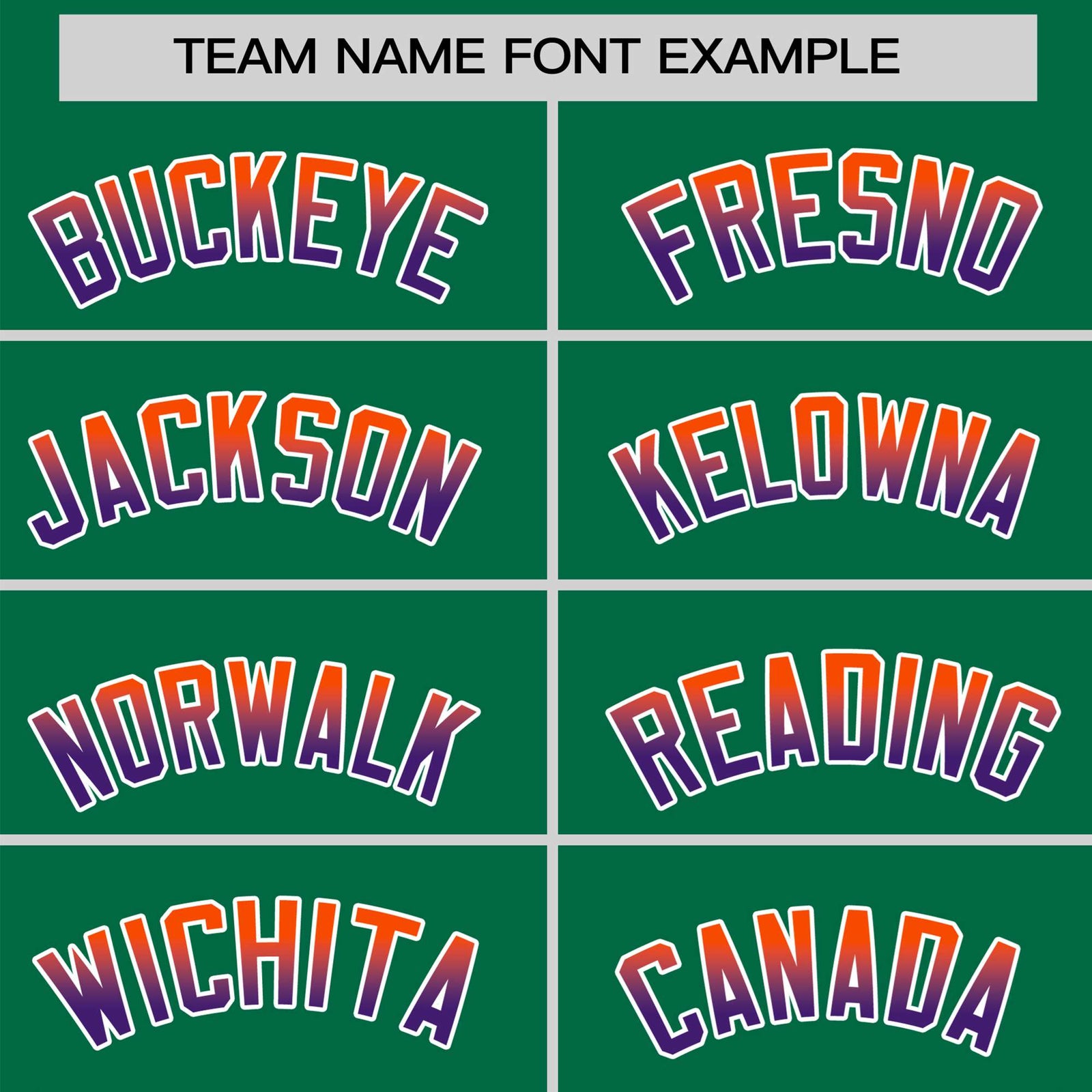 Custom Green Orange-Purple Gradient Fashion Authentic Baseball Jersey