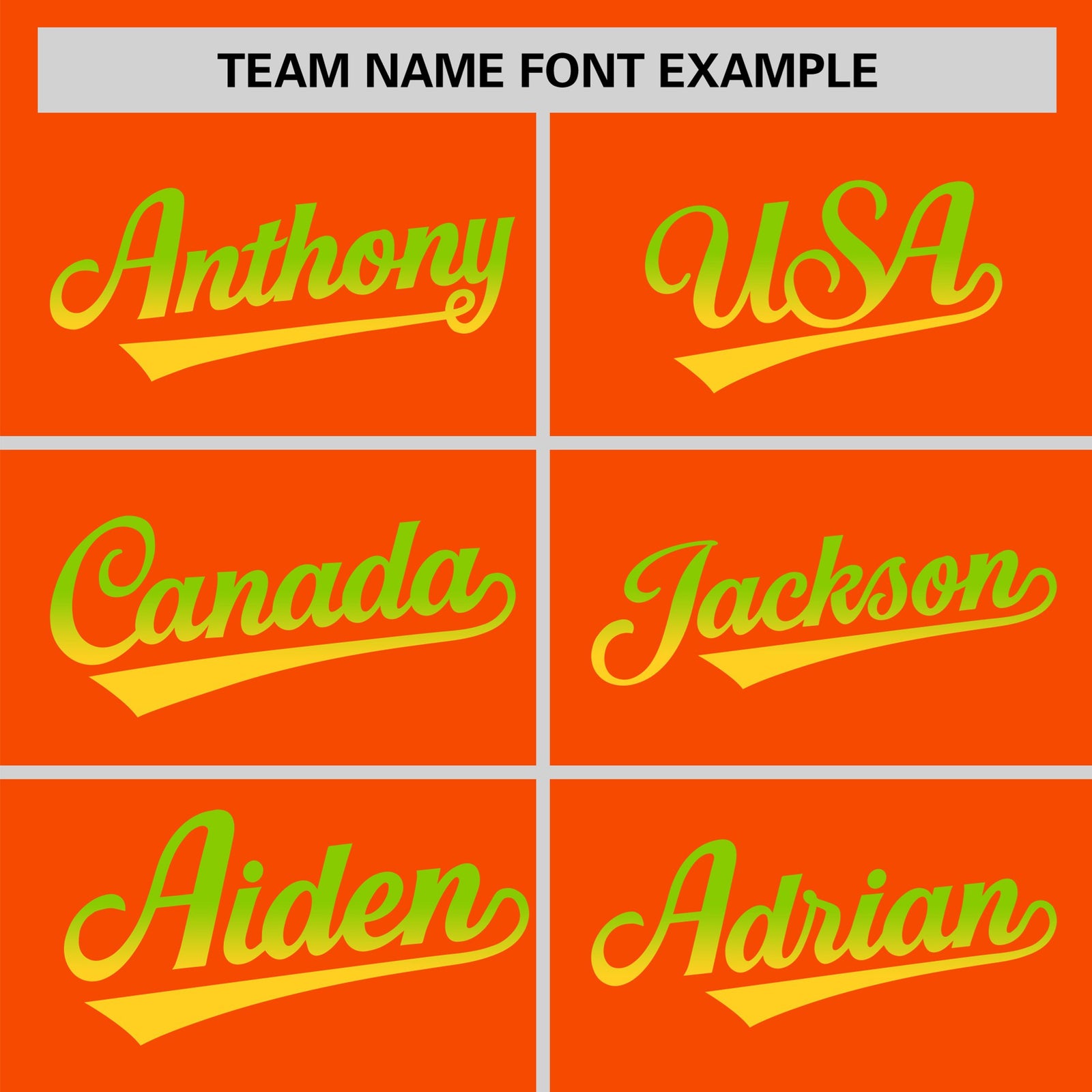 Custom Orange Neon Green-Gold Gradient Fashion Authentic Baseball Jersey