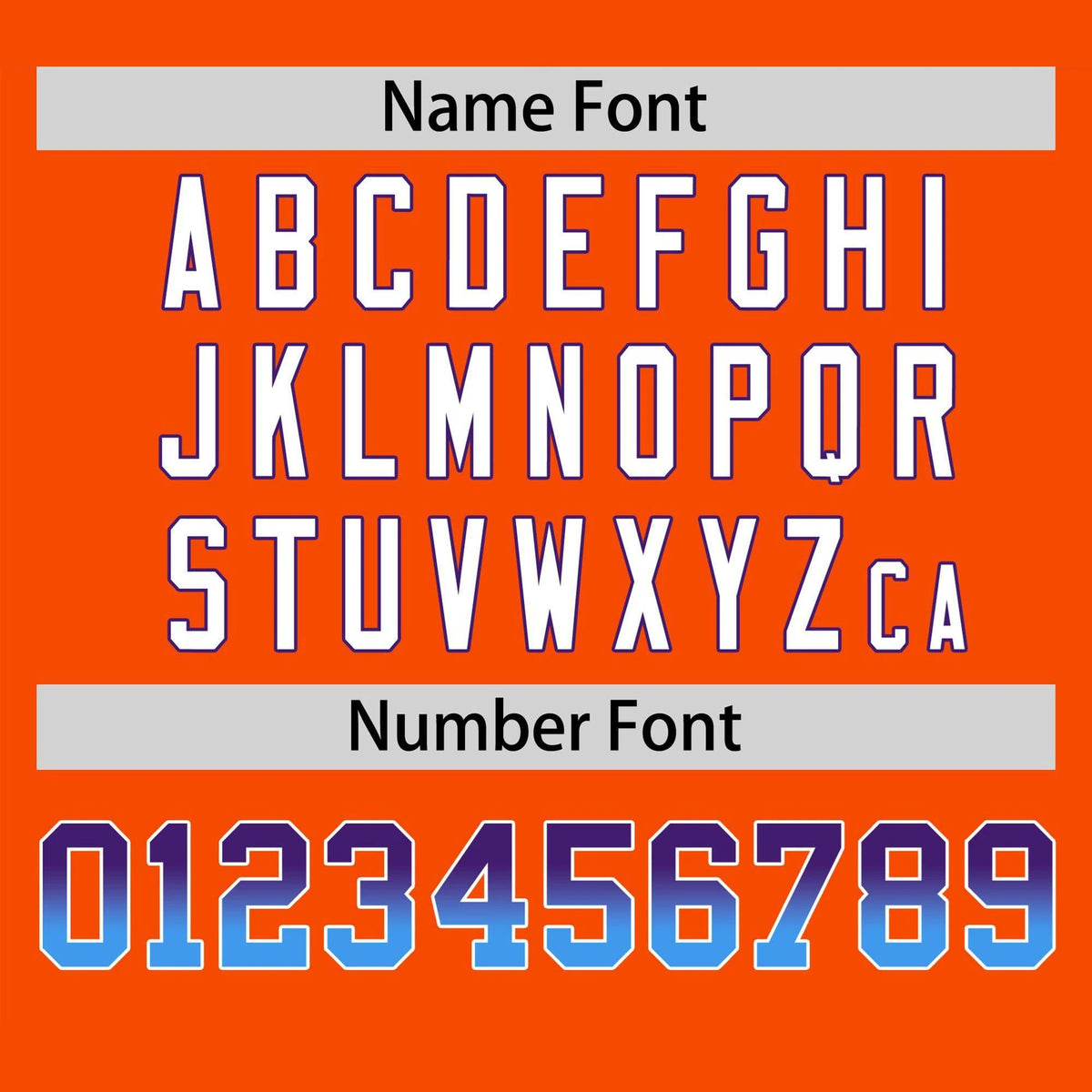 Custom Orange Purple-Powder Blue Gradient Fashion Authentic Baseball Jersey