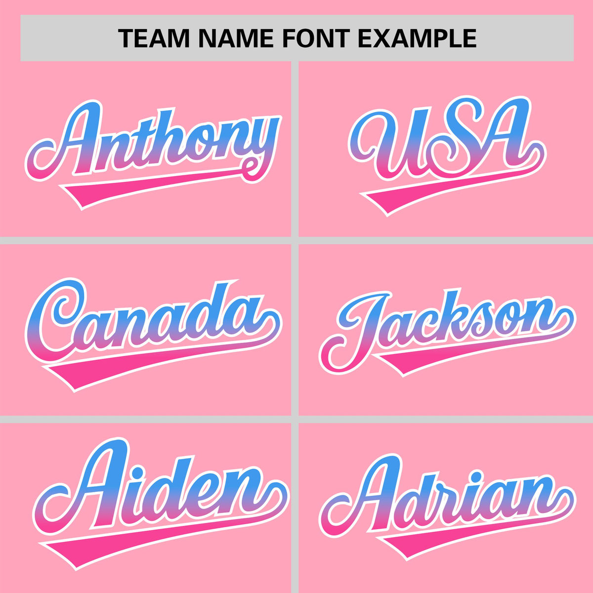 Custom Light Pink Powder Blue-Pink Gradient Fashion Authentic Baseball Jersey