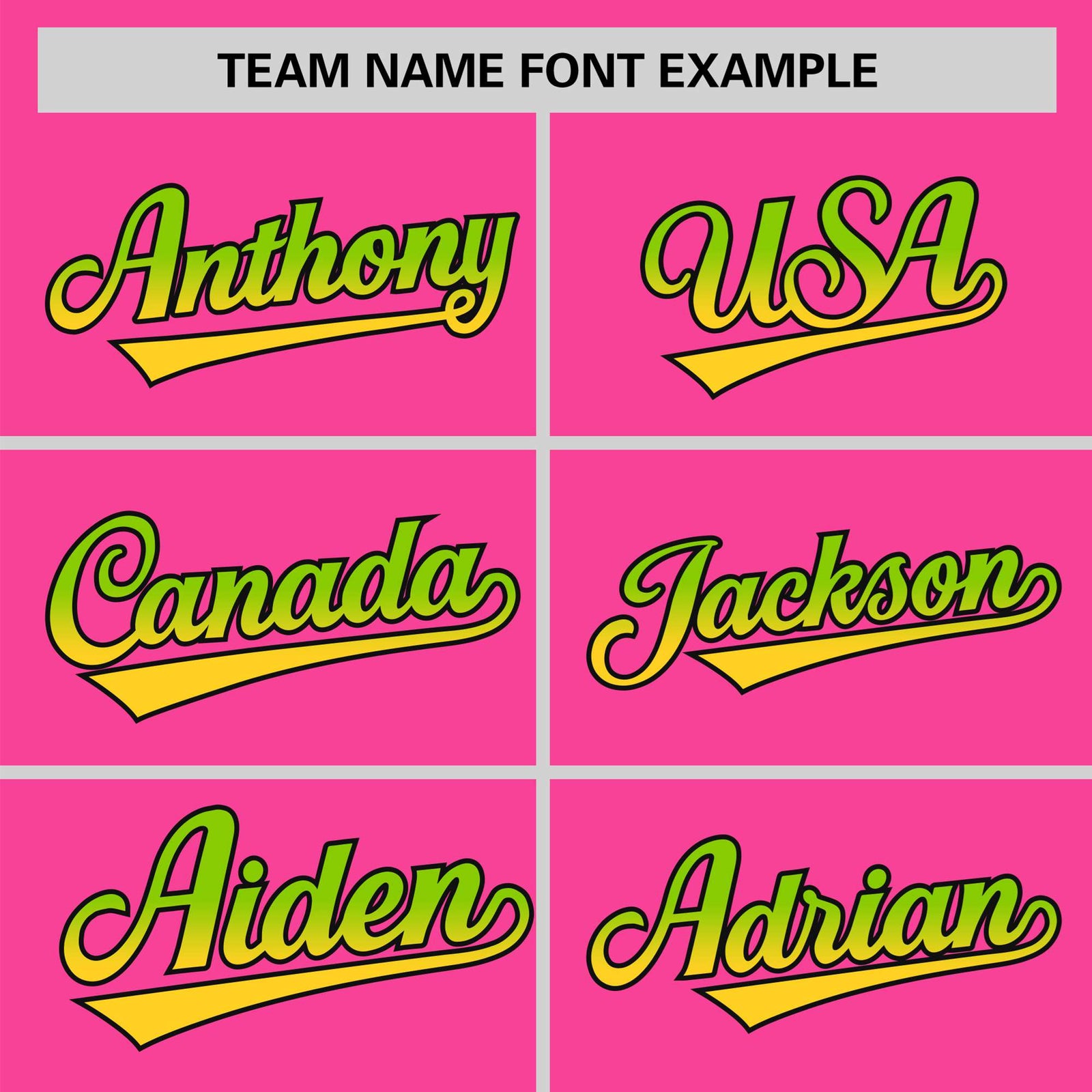 Custom Pink Neon Green-Gold Gradient Fashion Authentic Baseball Jersey