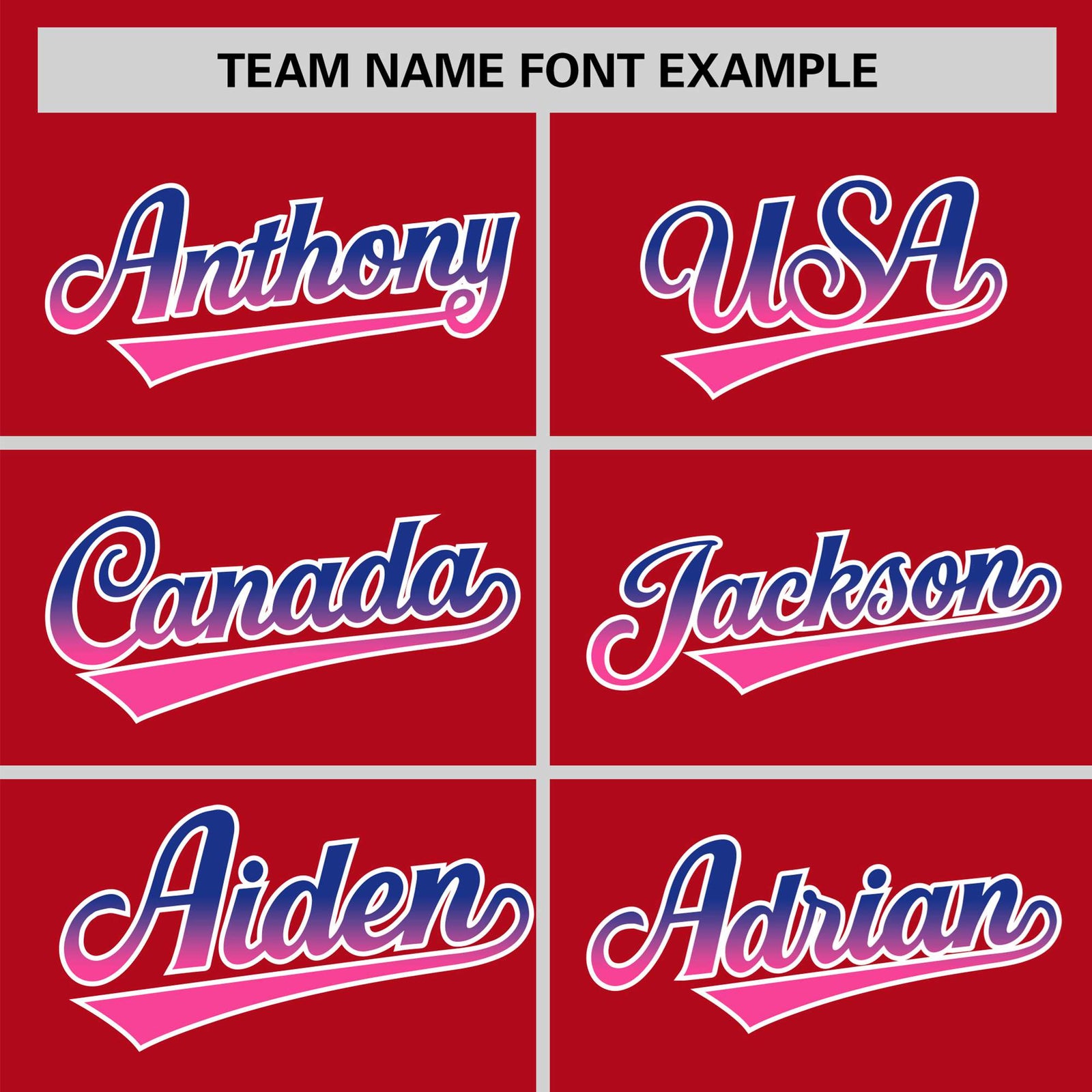 Custom Red Royal Blue-Pink Gradient Fashion Authentic Baseball Jersey