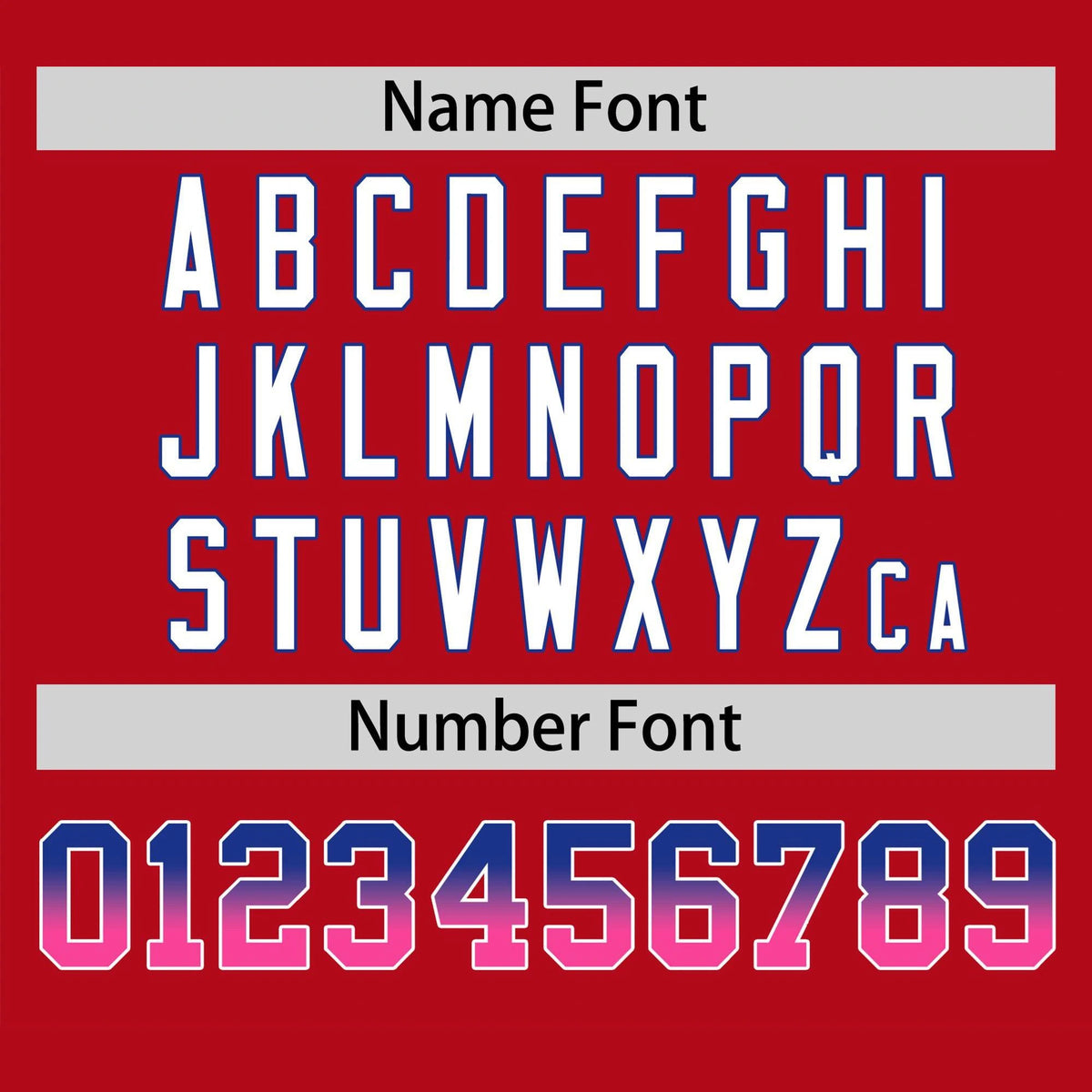 Custom Red Royal Blue-Pink Gradient Fashion Authentic Baseball Jersey