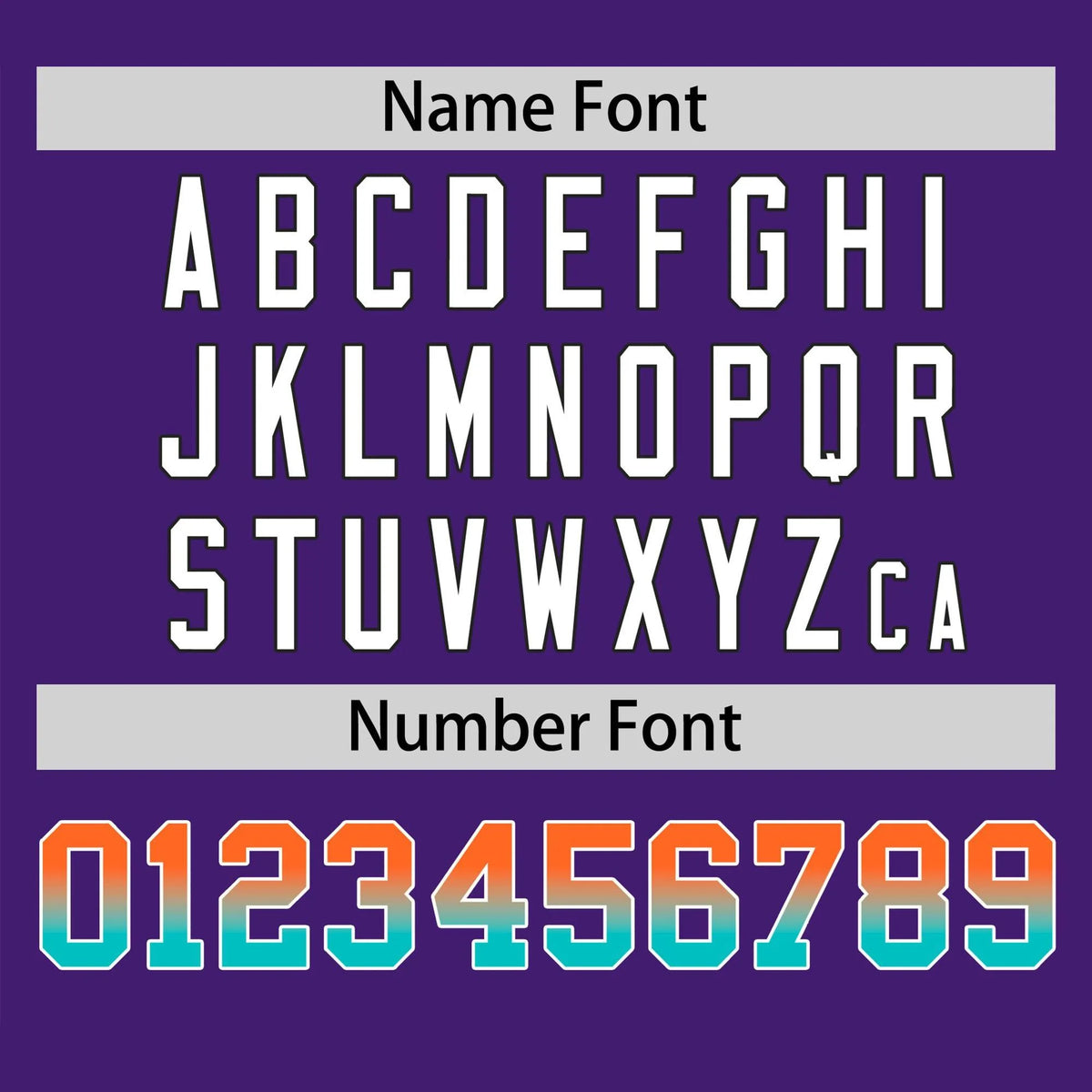 Custom Purple Orange-Aqua Gradient Fashion Authentic Baseball Jersey