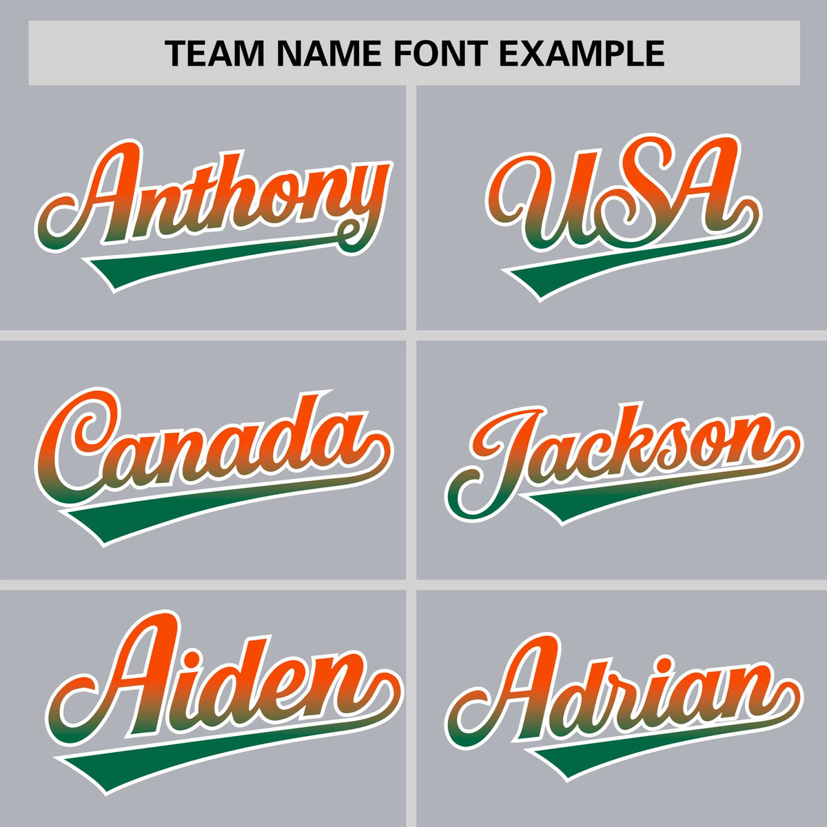 Custom Gray Orange-Kelly Green Gradient Fashion Authentic Baseball Jersey