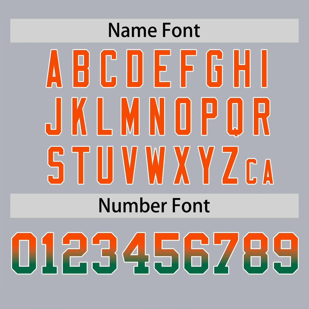 Custom Gray Orange-Kelly Green Gradient Fashion Authentic Baseball Jersey