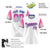 Custom White Pink-Light Pink Gradient Fashion Authentic Baseball Jersey