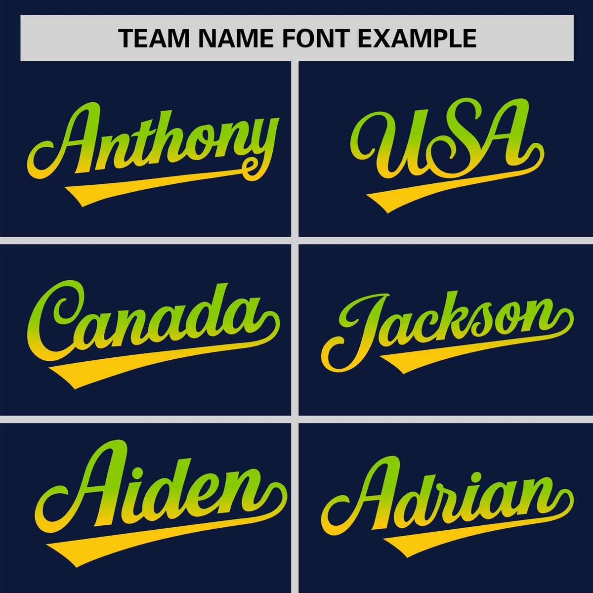 Custom Navy Neon Green-Gold Gradient Fashion Authentic Baseball Jersey