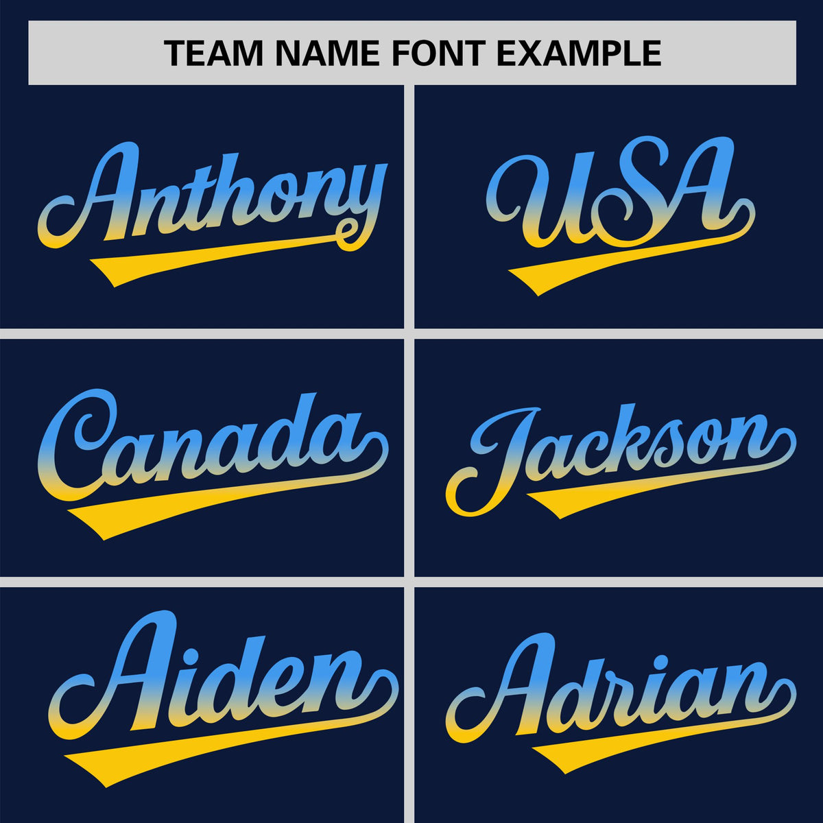 Custom Navy Powder Blue-Gold Gradient Fashion Authentic Baseball Jersey