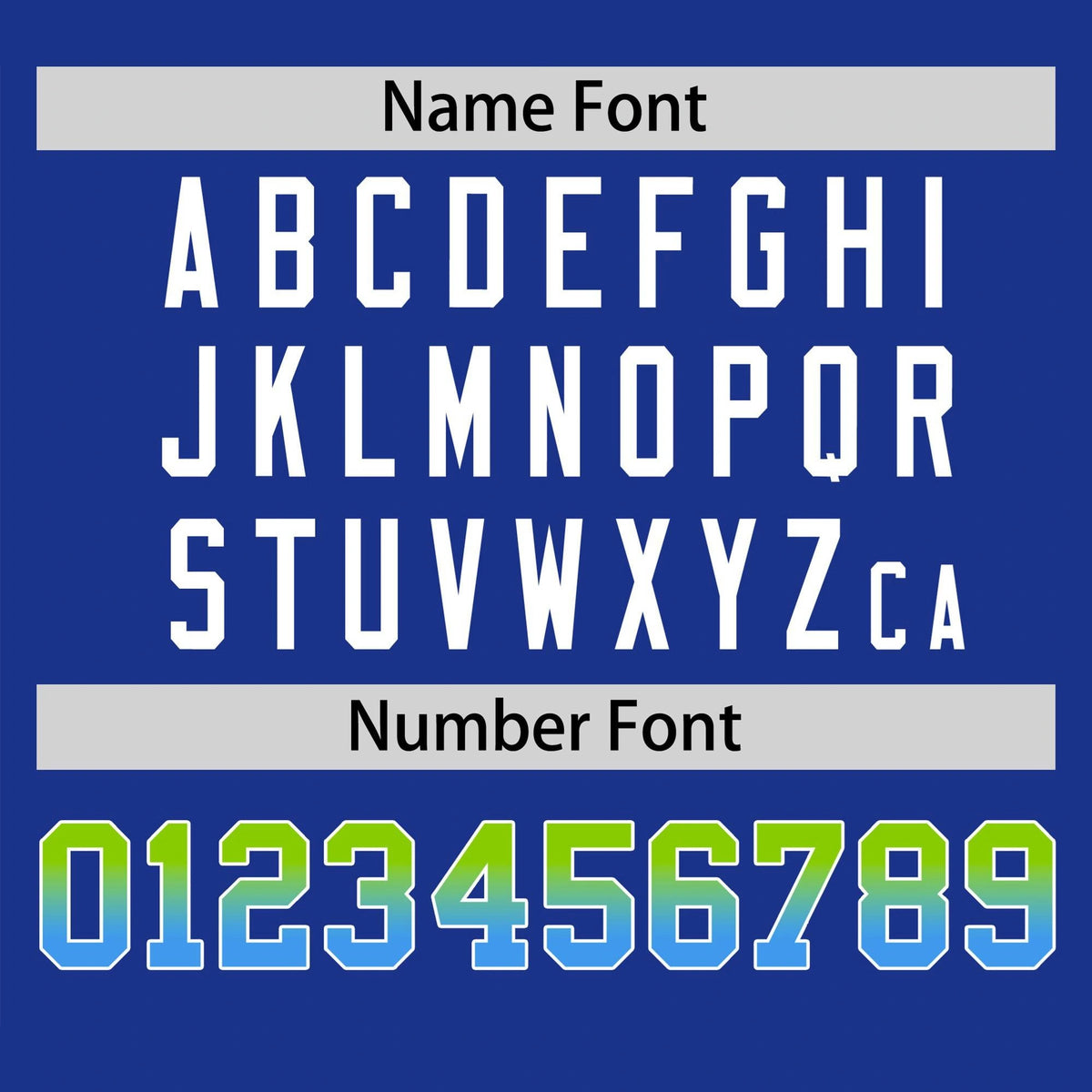 Custom Royal Blue Neon Green-Powder Blue Gradient Fashion Authentic Baseball Jersey