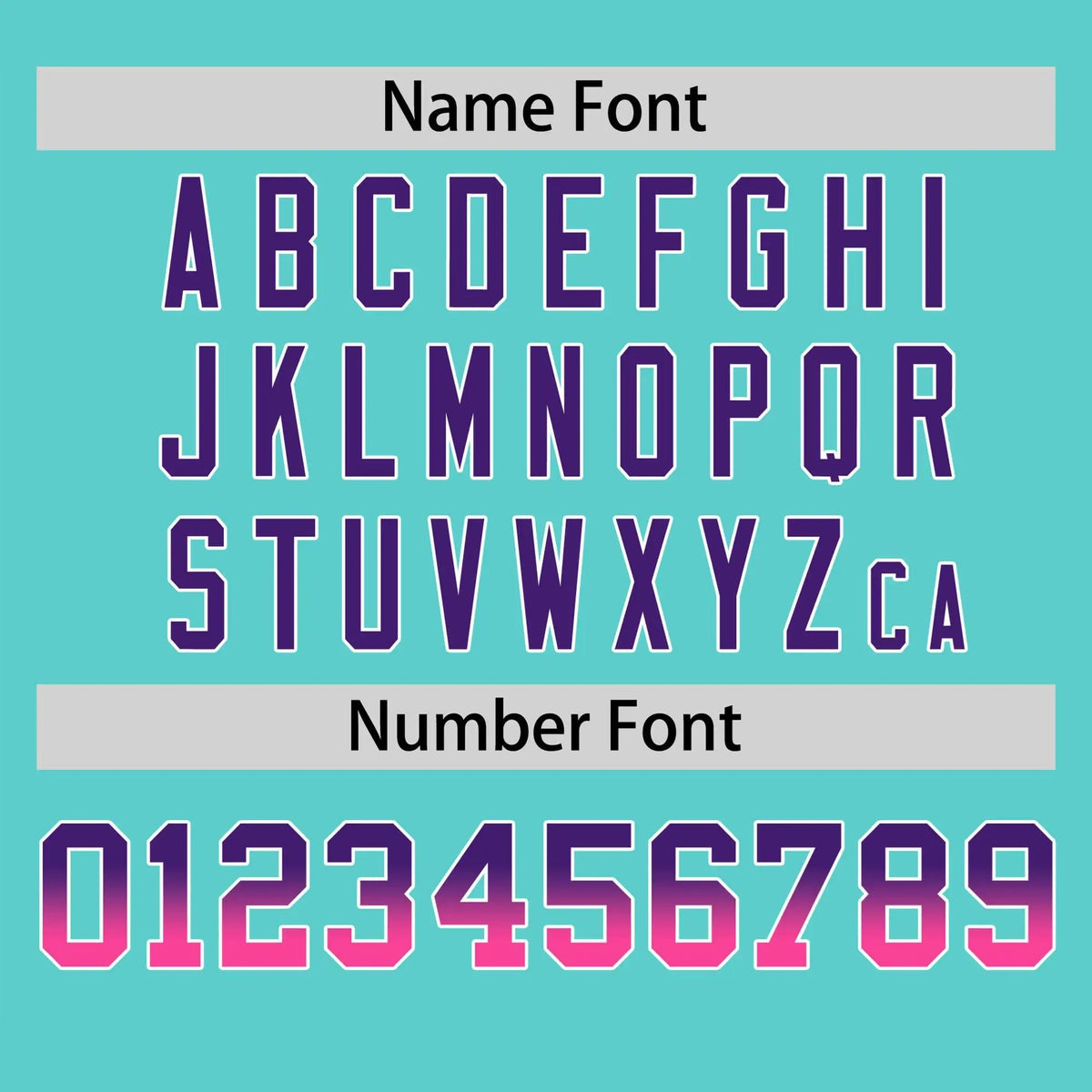 Custom Aqua Purple-Pink Gradient Fashion Authentic Baseball Jersey