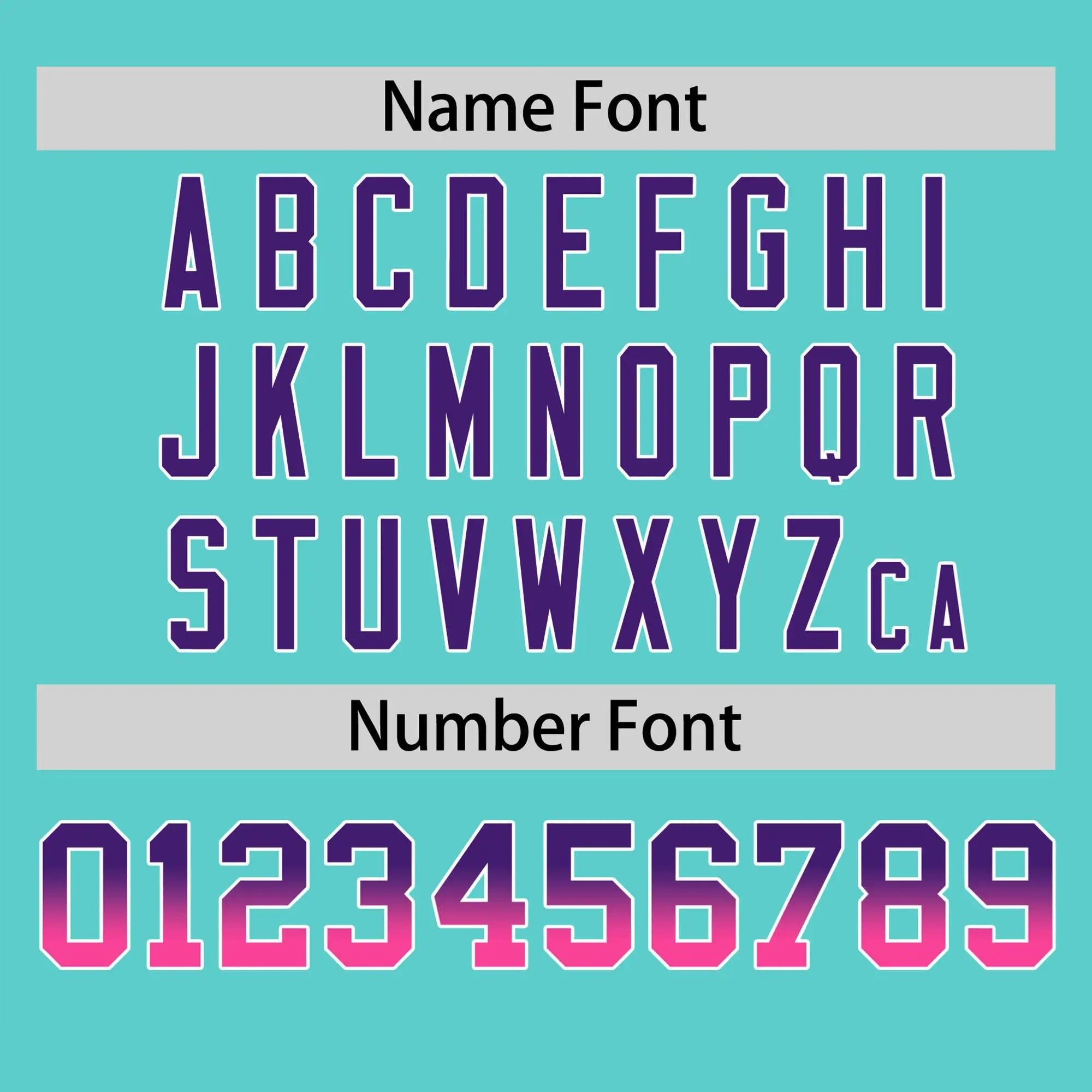 Custom Aqua Purple-Pink Gradient Fashion Authentic Baseball Jersey