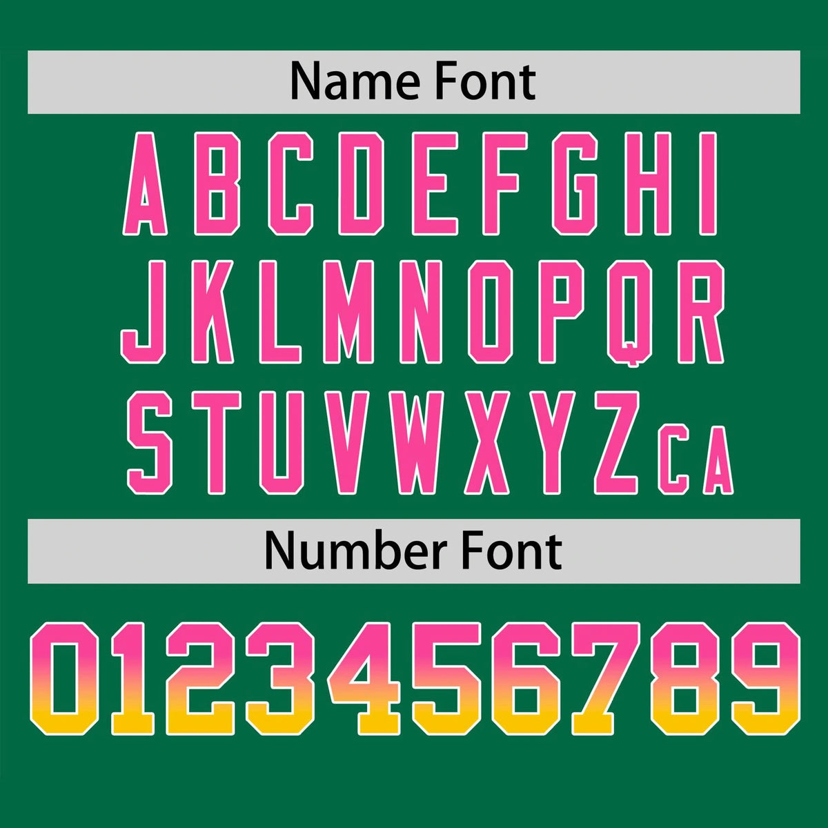 Custom Green Pink-Gold Gradient Fashion Authentic Baseball Jersey