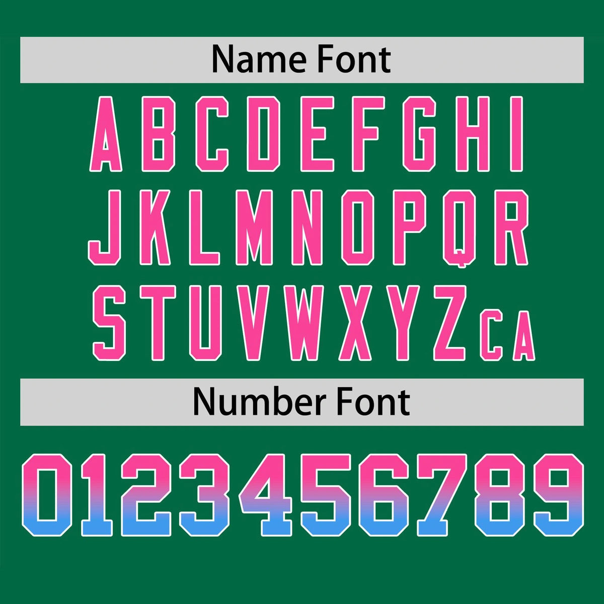 Custom Green Pink-Powder Blue Gradient Fashion Authentic Baseball Jersey