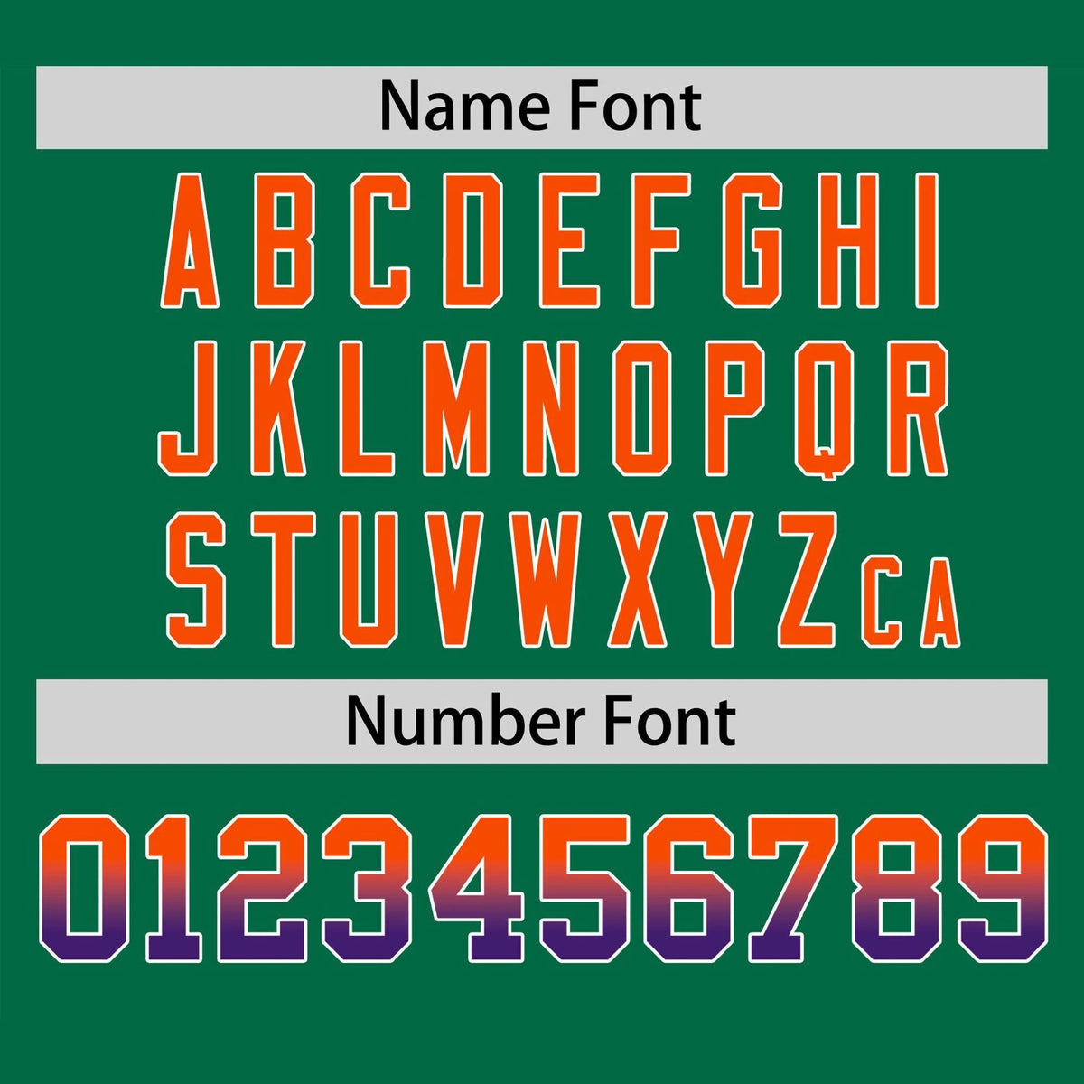 Custom Green Orange-Purple Gradient Fashion Authentic Baseball Jersey