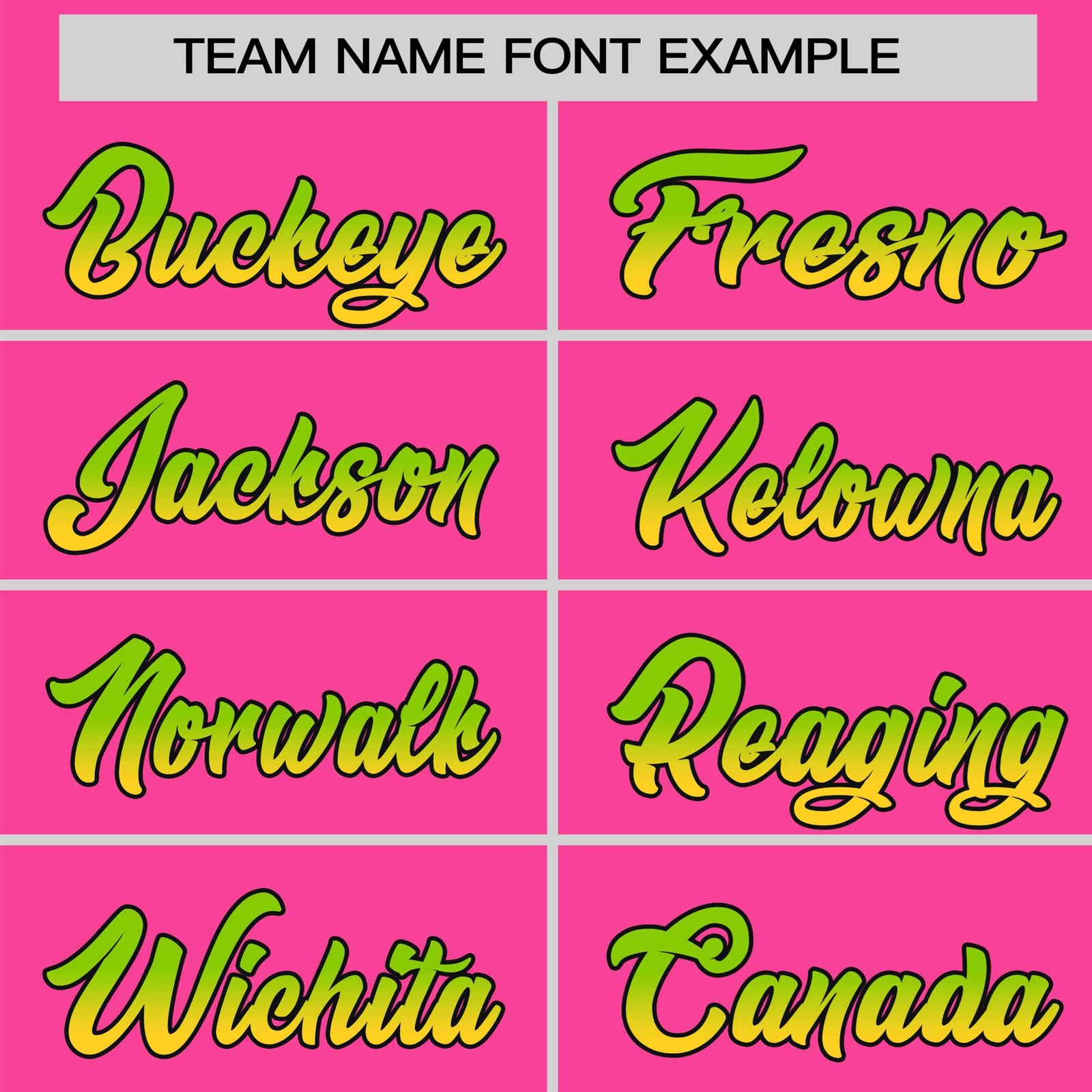 Custom Pink Neon Green-Gold Gradient Fashion Authentic Baseball Jersey