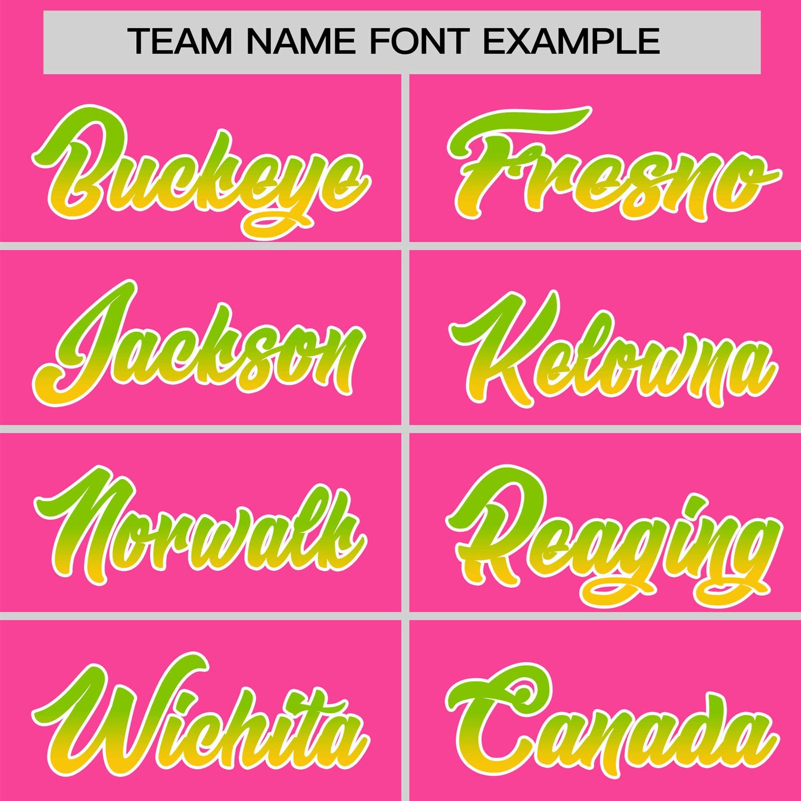 Custom Pink Neon Green-Gold Gradient Fashion Authentic Baseball Jersey