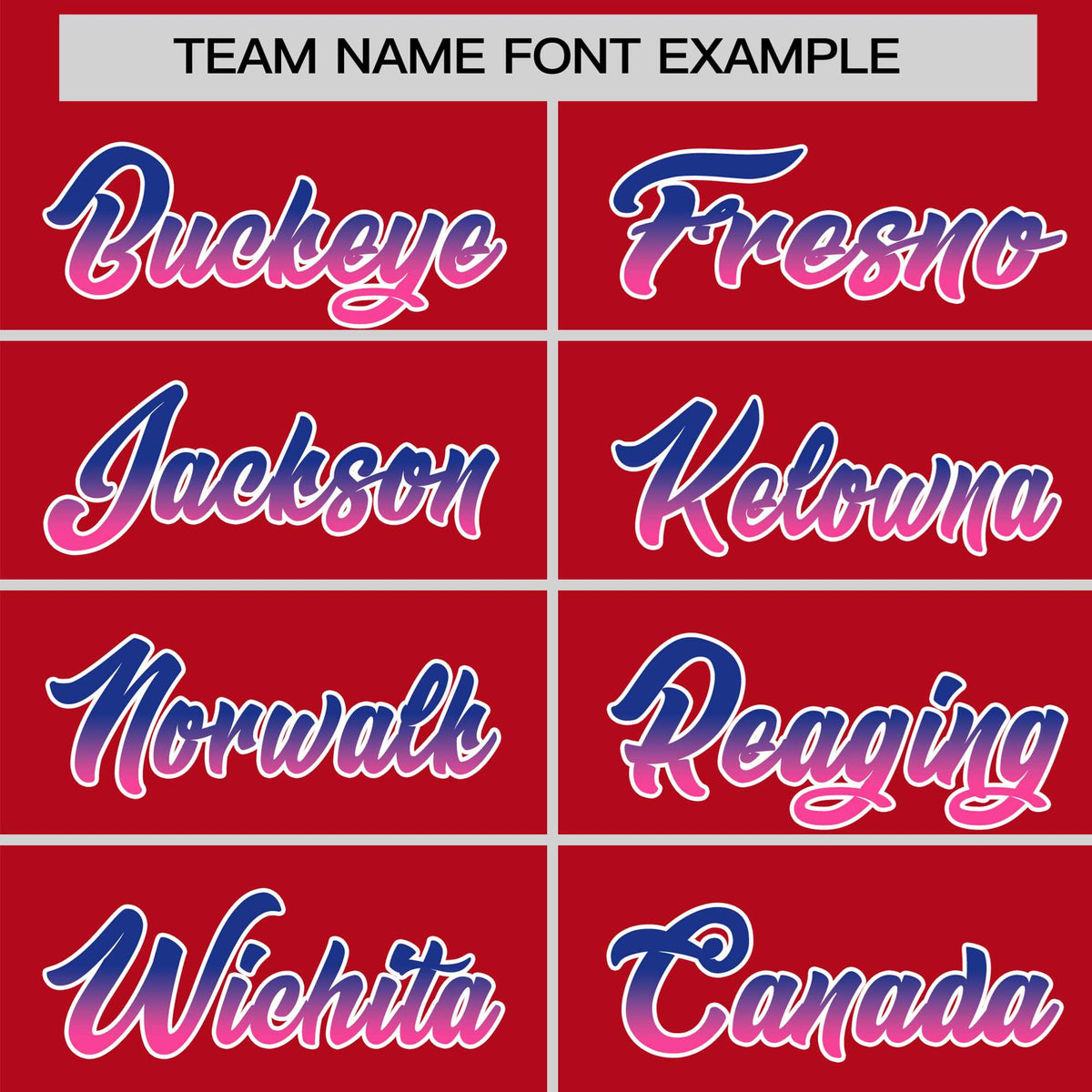 Custom Red Royal Blue-Pink Gradient Fashion Authentic Baseball Jersey