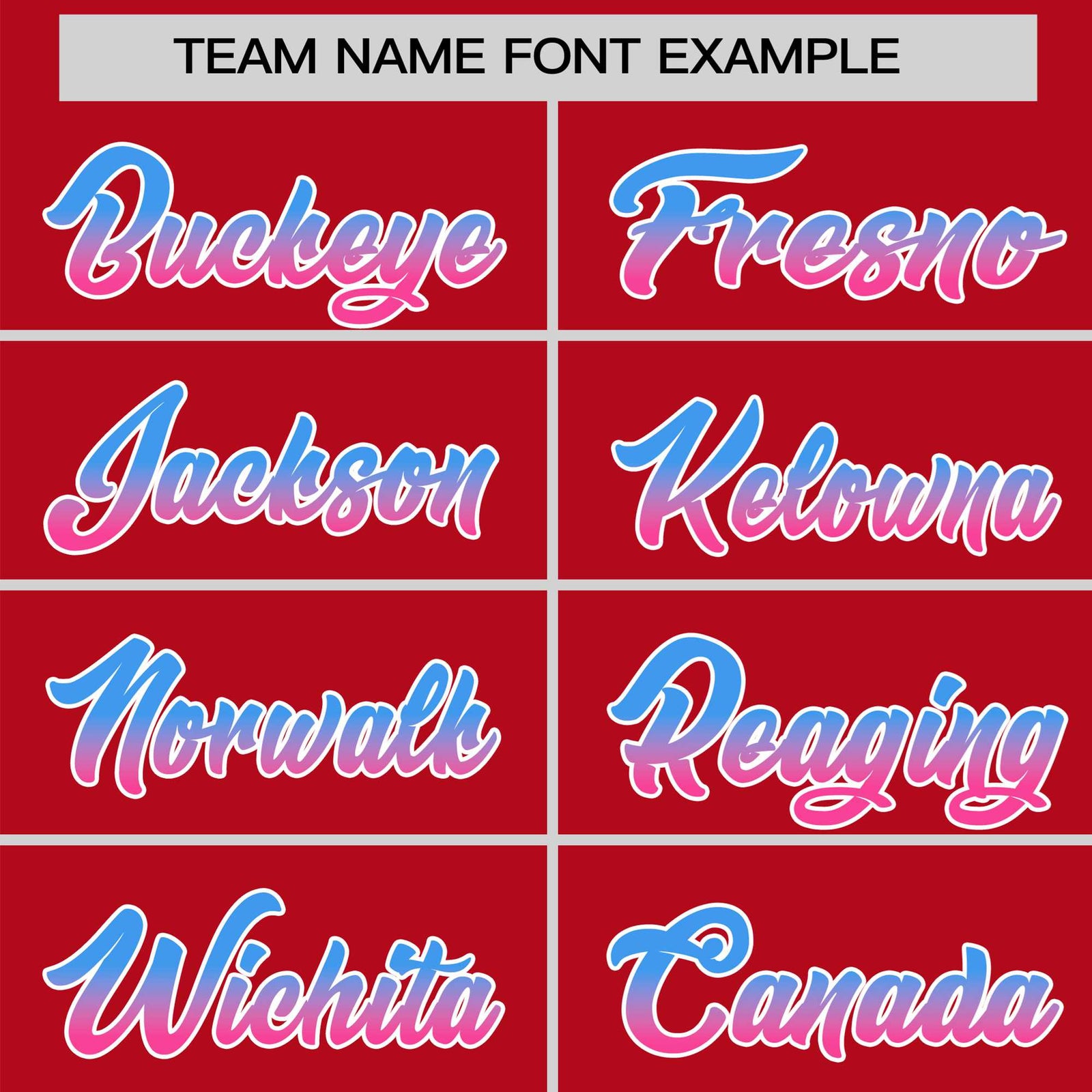 Custom Red Powder Blue-Pink Gradient Fashion Authentic Baseball Jersey