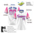 Custom White Pink-Light Pink Gradient Fashion Authentic Baseball Jersey