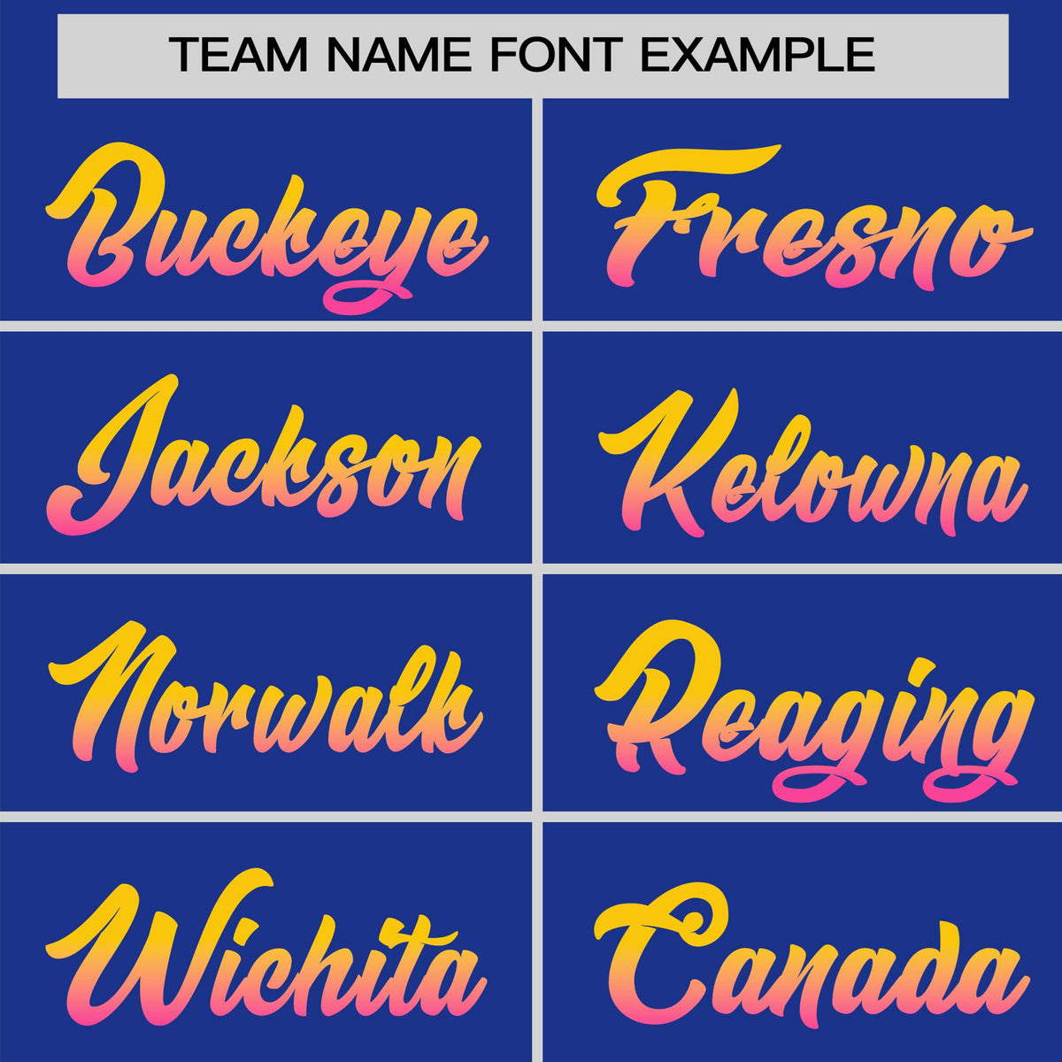 Custom Royal Blue Gold-Pink Gradient Fashion Authentic Baseball Jersey