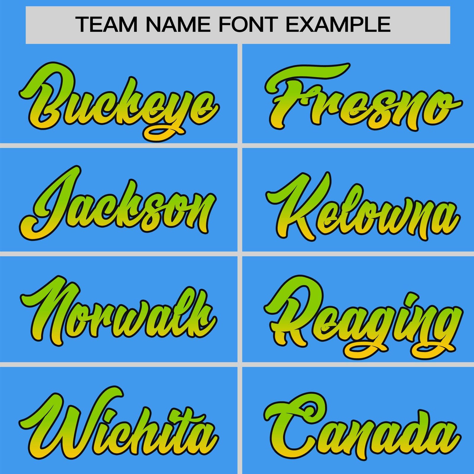 Custom Powder Blue Neon Green-Gold Gradient Fashion Authentic Baseball Jersey