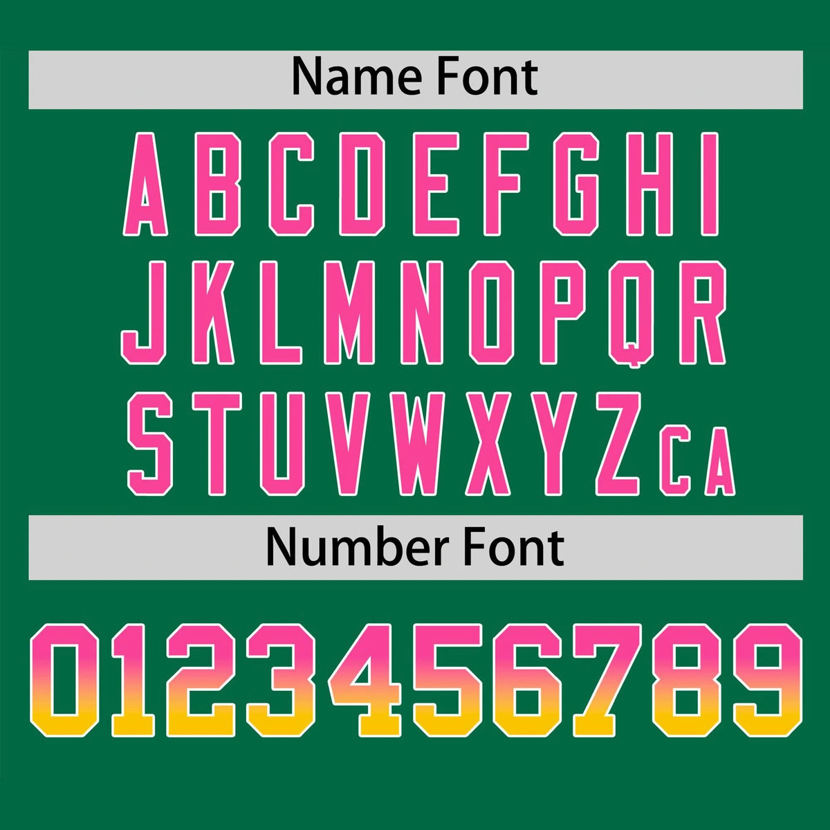 Custom Green Pink-Gold Gradient Fashion Authentic Baseball Jersey