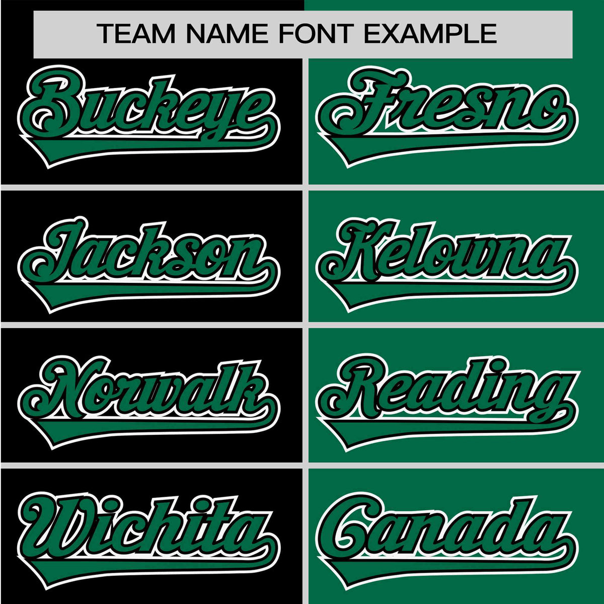 Custom Black Kelly Green Authentic Split Fashion Baseball Jersey