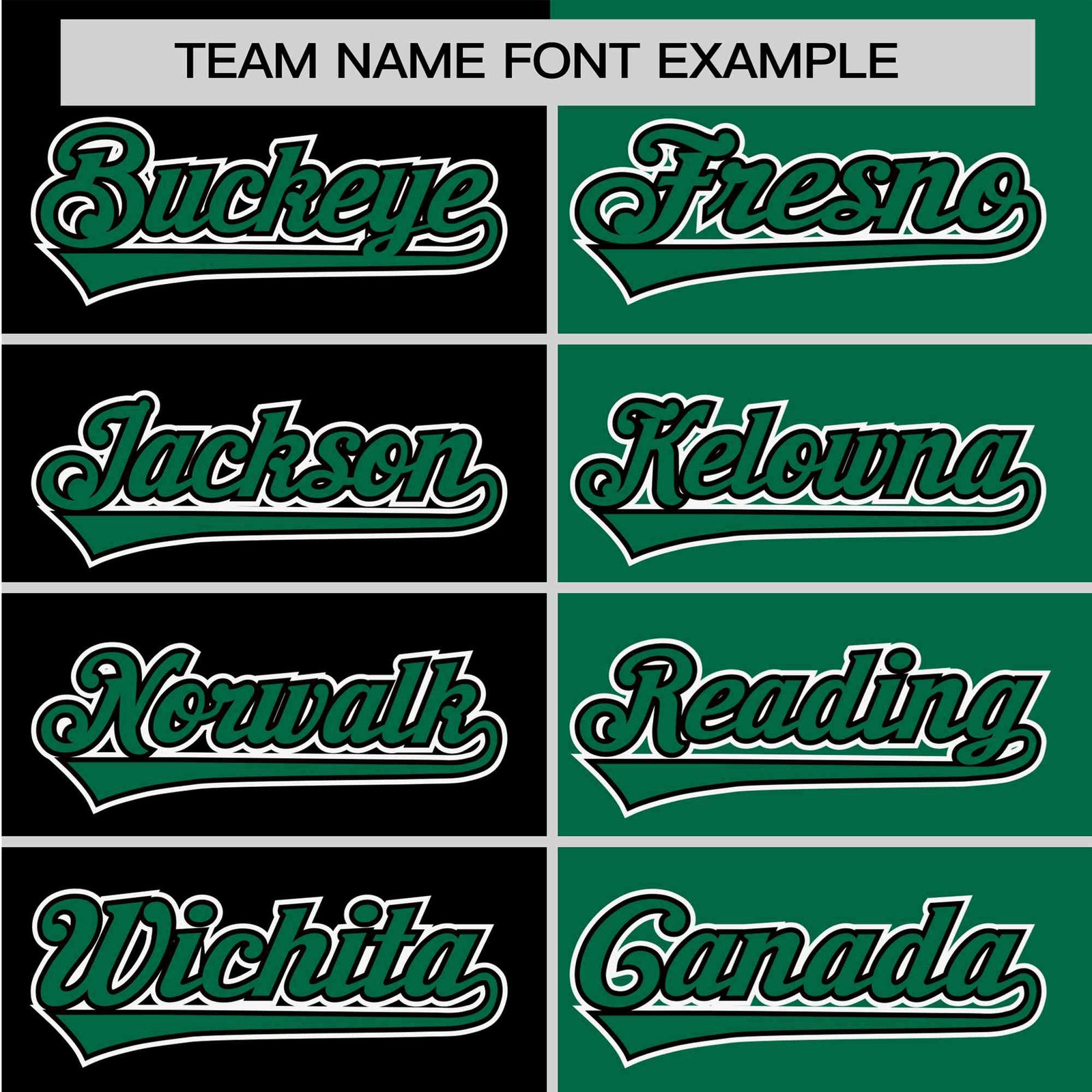 Custom Black Kelly Green Authentic Split Fashion Baseball Jersey