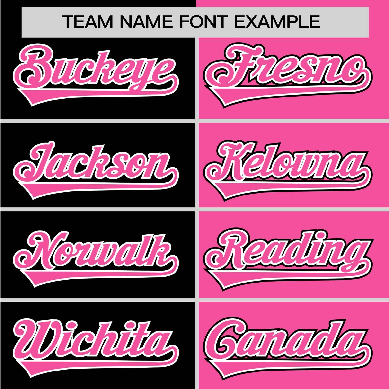 Custom Black Pink Authentic Split Fashion Baseball Jersey