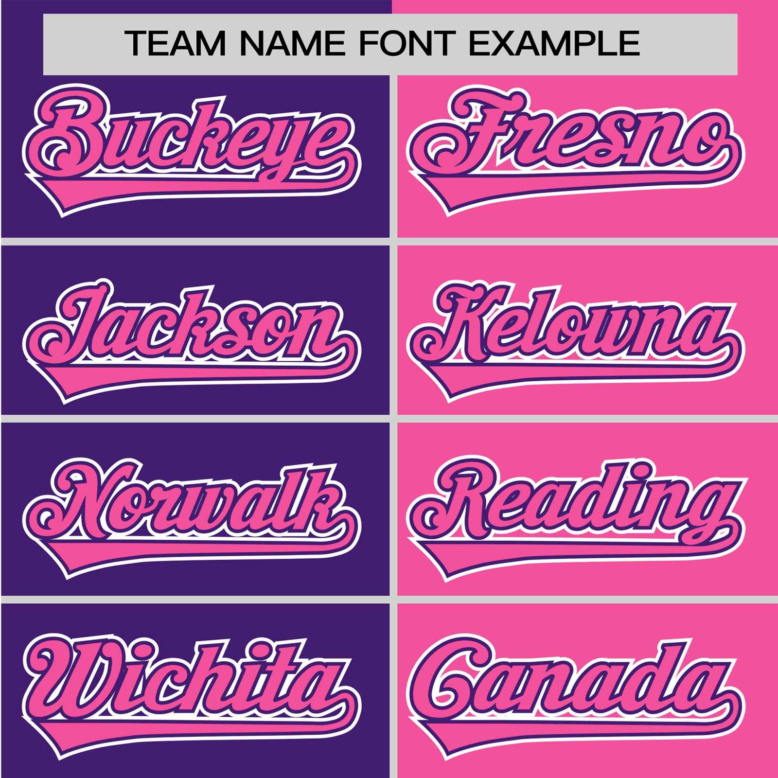 Custom Purple Pink Authentic Split Fashion Baseball Jersey