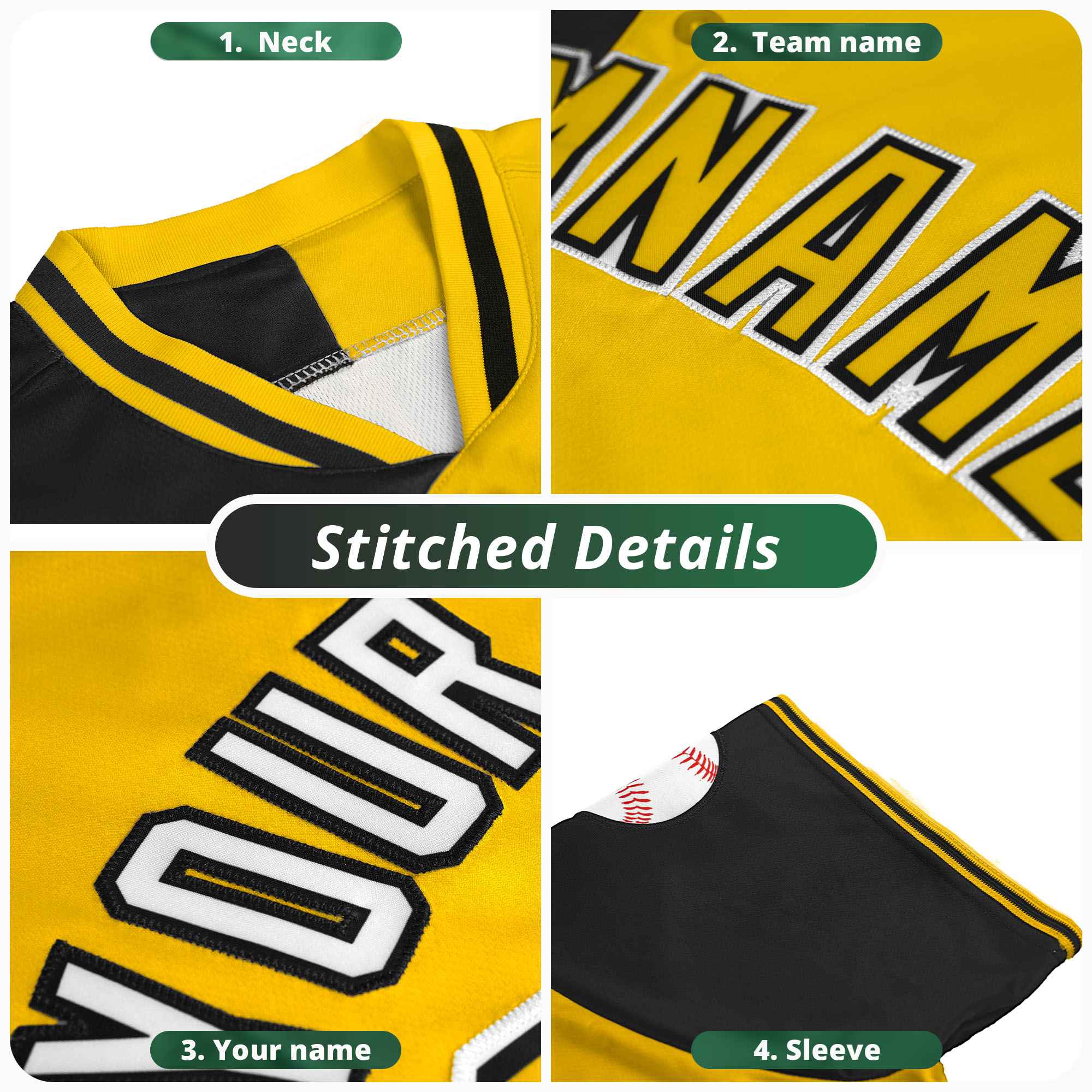 Custom Neon Green White Authentic Split Fashion Baseball Jersey