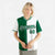 Custom Kelly Green White Authentic Split Fashion Baseball Jersey