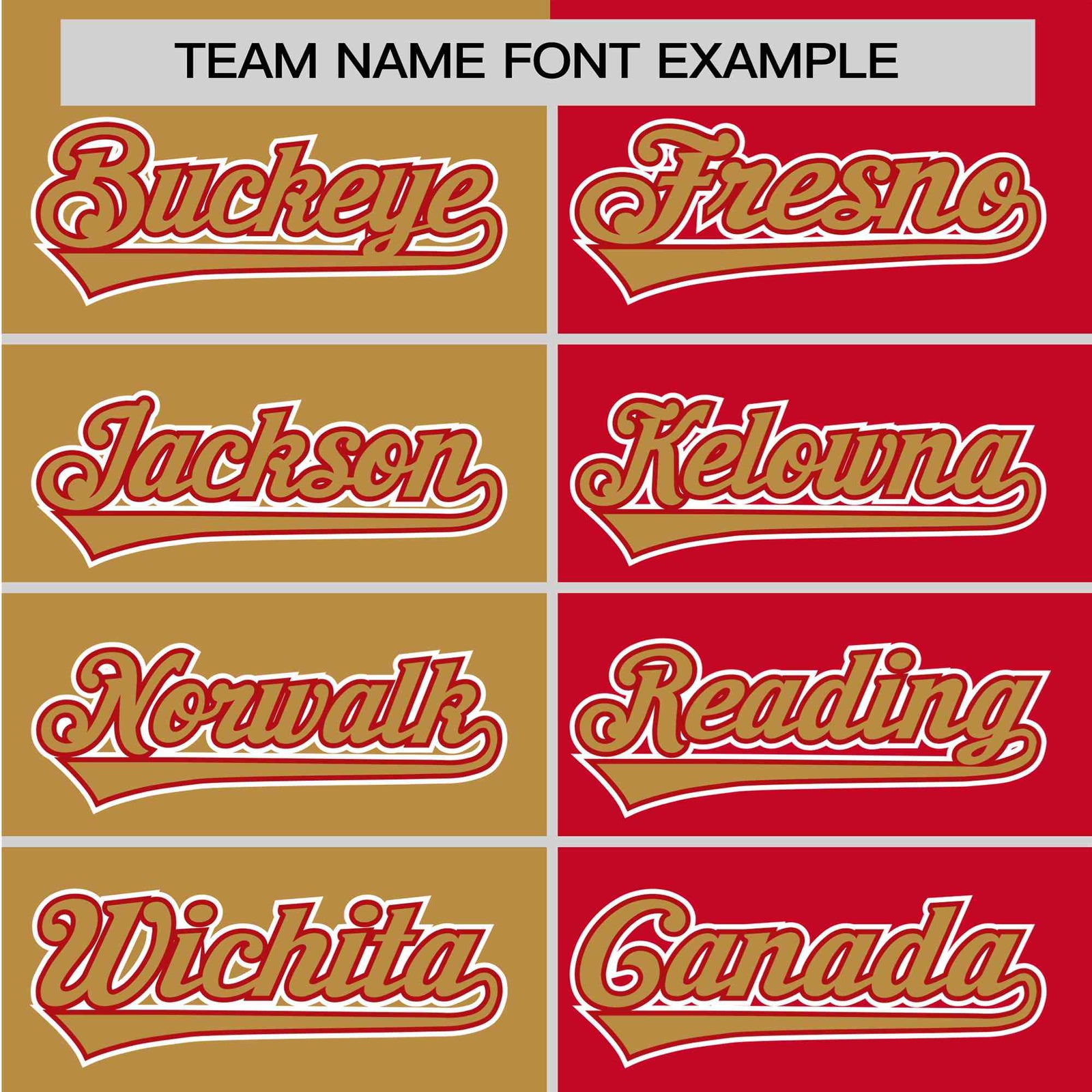 Custom Old Gold Red Authentic Split Fashion Baseball Jersey