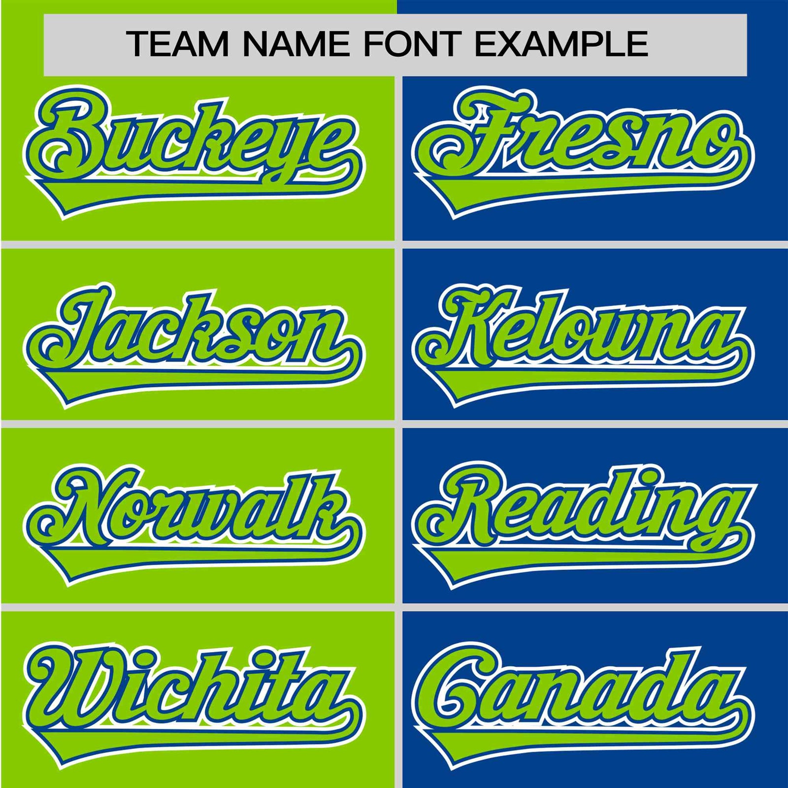 Custom Neon Green-Royal Blue Authentic Split Fashion Baseball Jersey