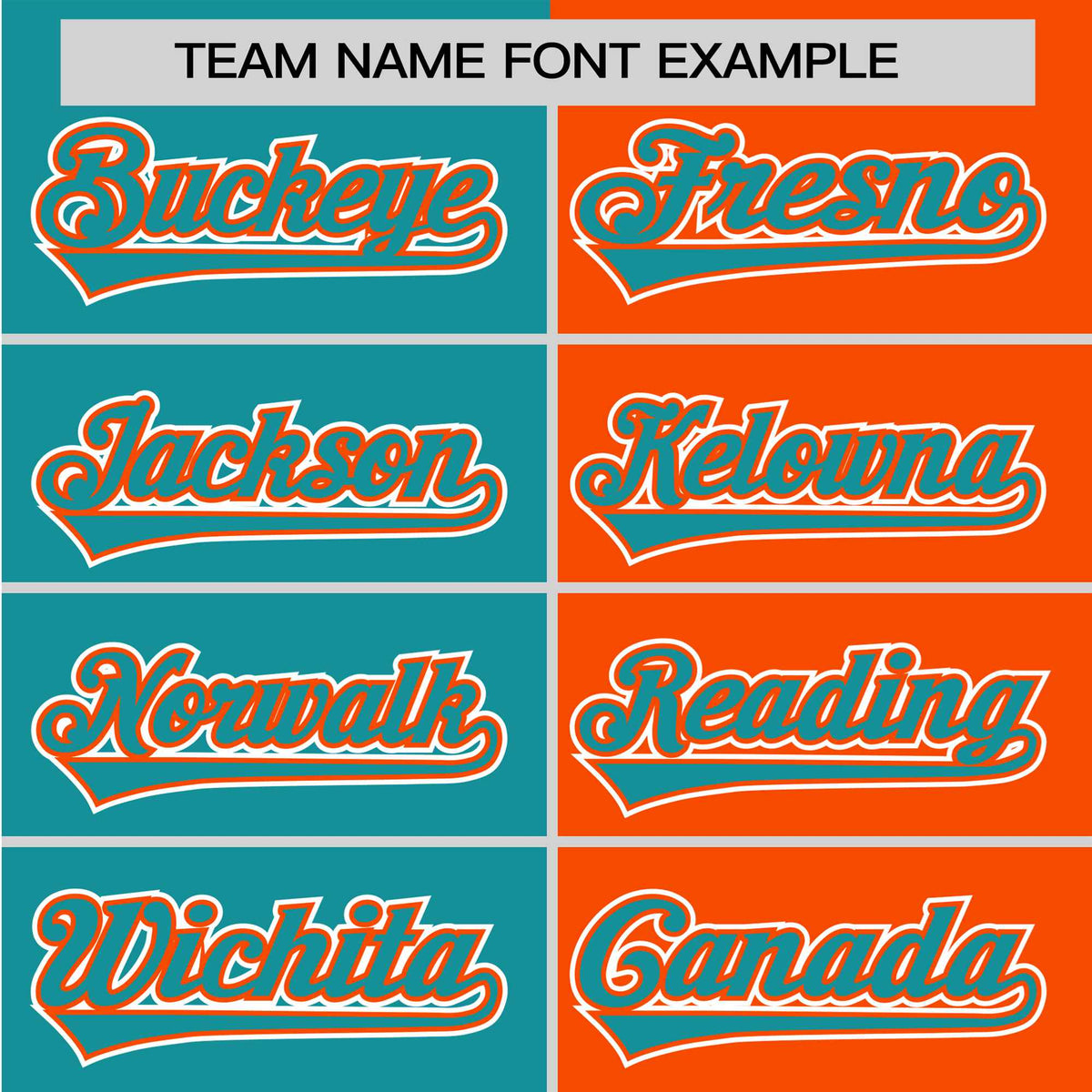 Custom Aqua Orange Authentic Split Fashion Baseball Jersey