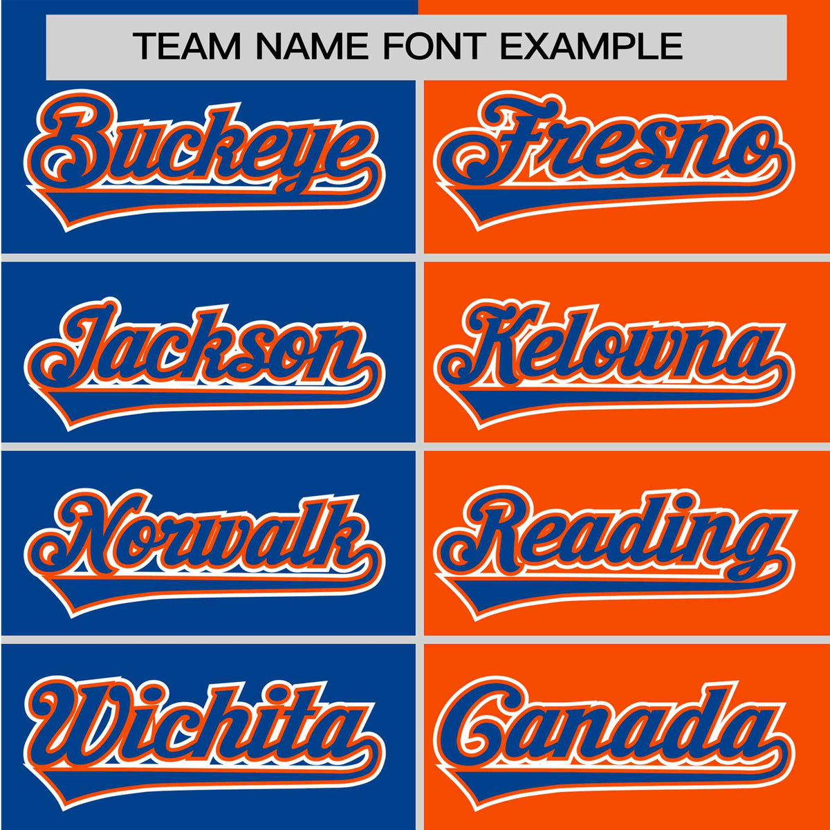 Custom Royal Blue Orange Authentic Split Fashion Baseball Jersey